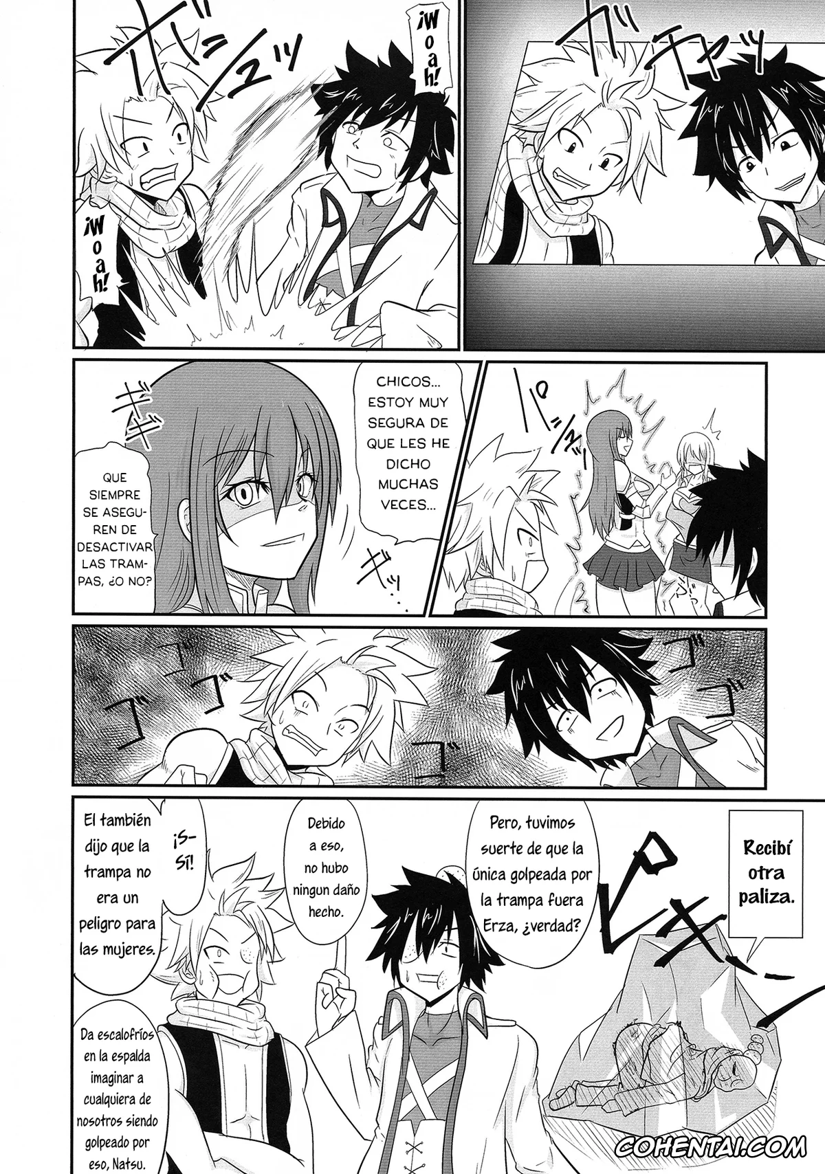 Fairy Tail porno, Erza Scarlet porno, Levy Mcgarden porno, Lucy Heartfilia porno, Futana-LINK! IV (Fairy Tail), pagina 5