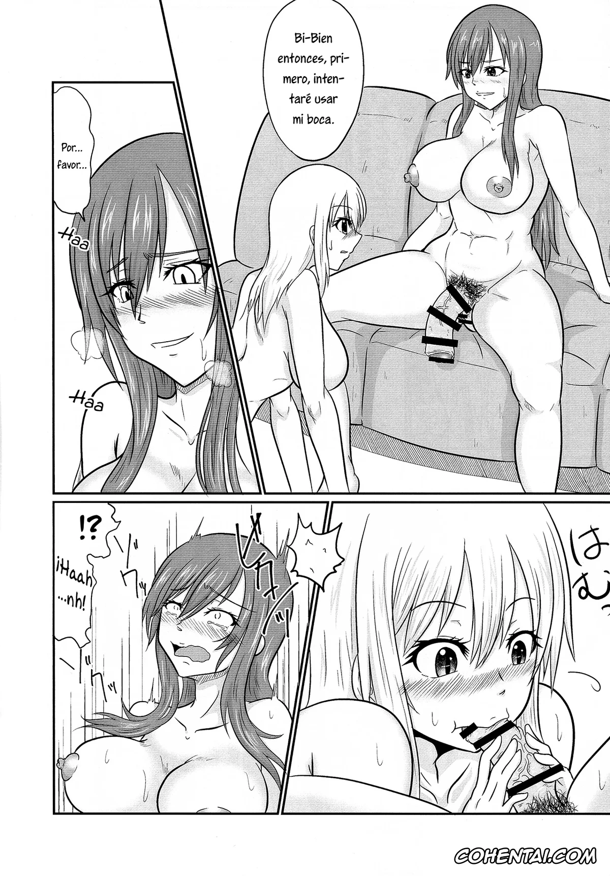 Fairy Tail porno, Erza Scarlet porno, Levy Mcgarden porno, Lucy Heartfilia porno, Futana-LINK! IV (Fairy Tail), pagina 11