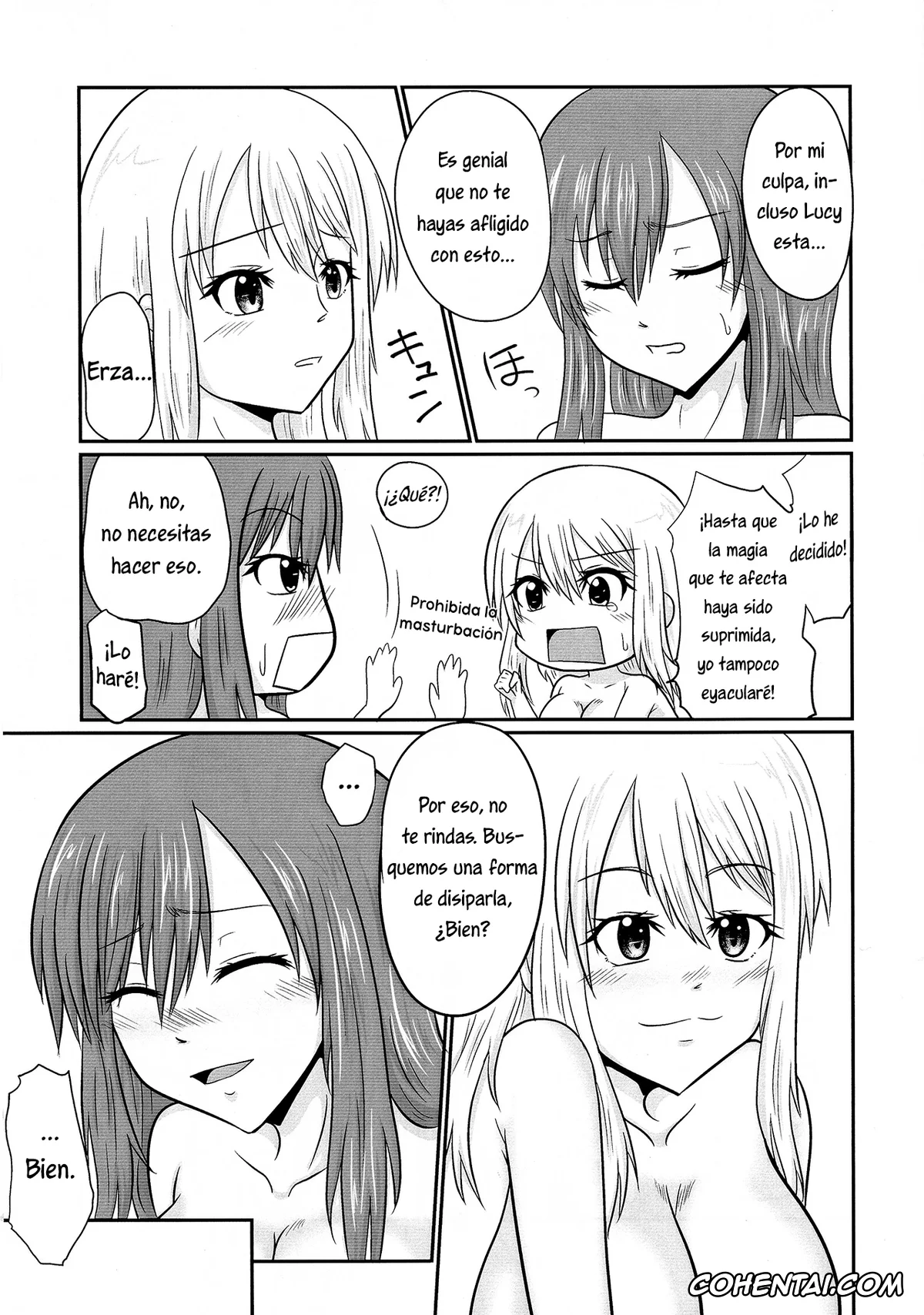 Fairy Tail porno, Erza Scarlet porno, Levy Mcgarden porno, Lucy Heartfilia porno, Futana-LINK! IV (Fairy Tail), pagina 20