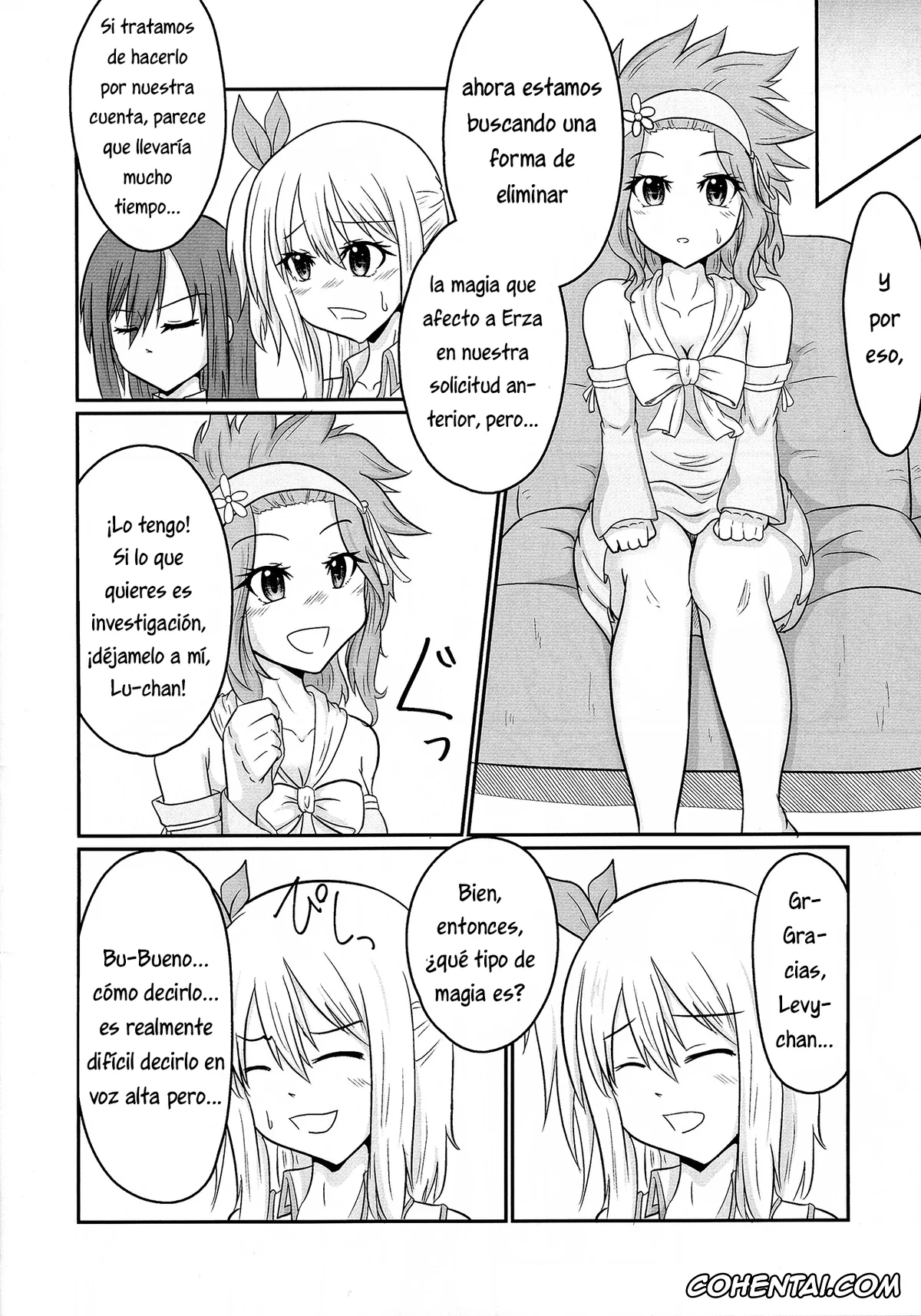 Fairy Tail hentai, Erza Scarlet hentai, Levy Mcgarden hentai, Lucy Heartfilia hentai, Futana-LINK! IV (Fairy Tail), pagina 21