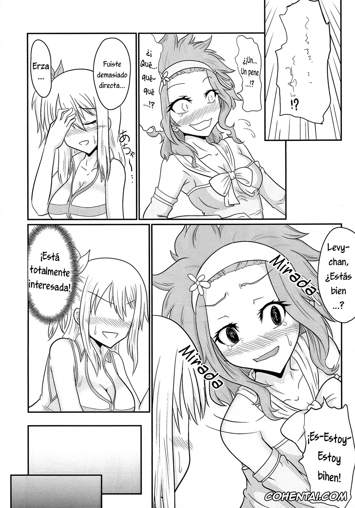 Fairy Tail porno, Erza Scarlet porno, Levy Mcgarden porno, Lucy Heartfilia porno, Futana-LINK! IV (Fairy Tail), pagina 23