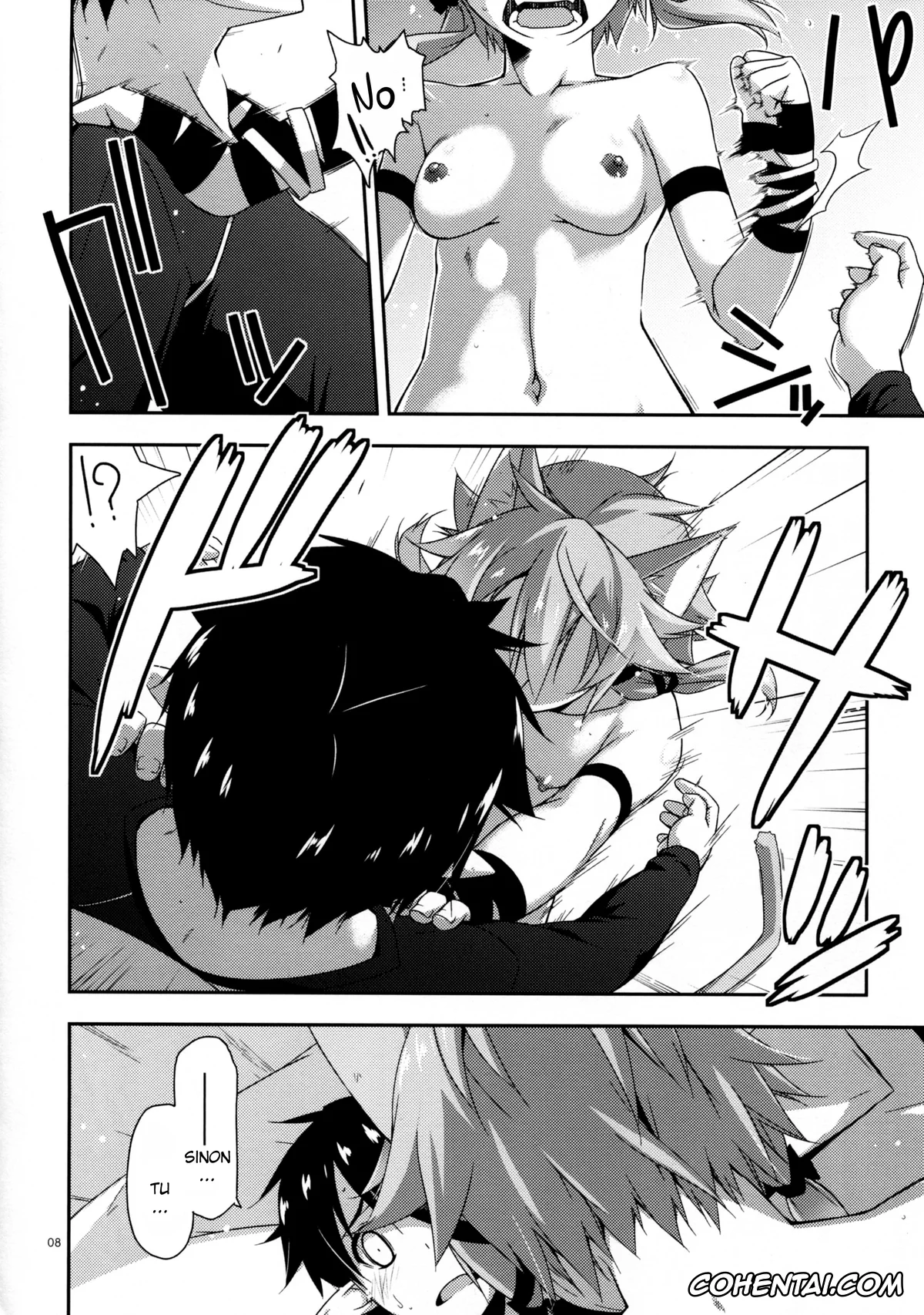 Sword Art Online porno, Kazuto Kirigaya | Kirito porno, Shino Asada | Sinon porno, Case closed. (Sword Art Online), pagina 8