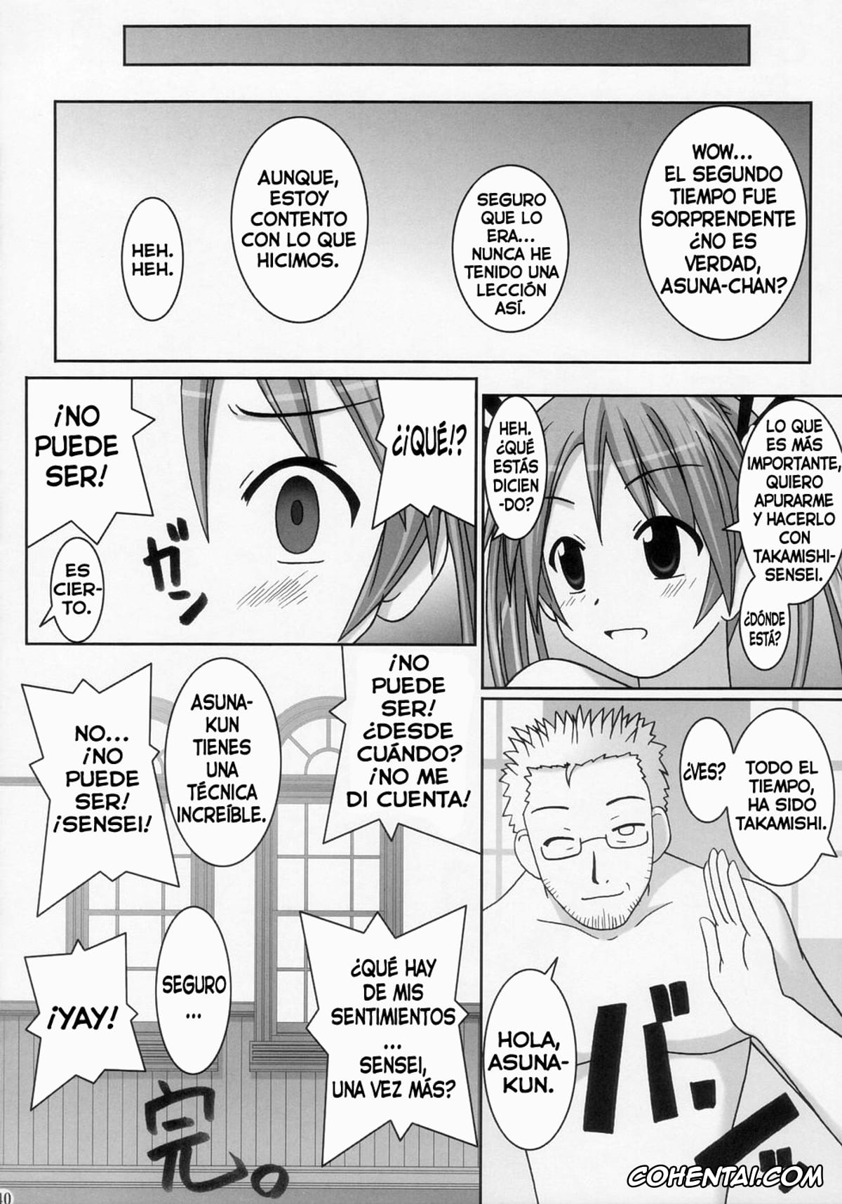 Mahou Sensei Negima xxx, Asuna Kagurazaka xxx, Chichi Chichi (Mahou Sensei Negima!), pagina 40