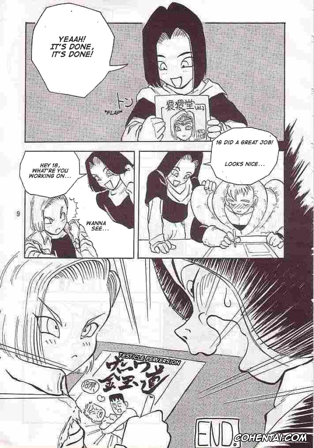 Dragon Ball Z hentai, Android 17 hentai, Android 18 hentai, Krillin hentai, No.18 SIDE REMAKES (Dragon Ball Z), pagina 9