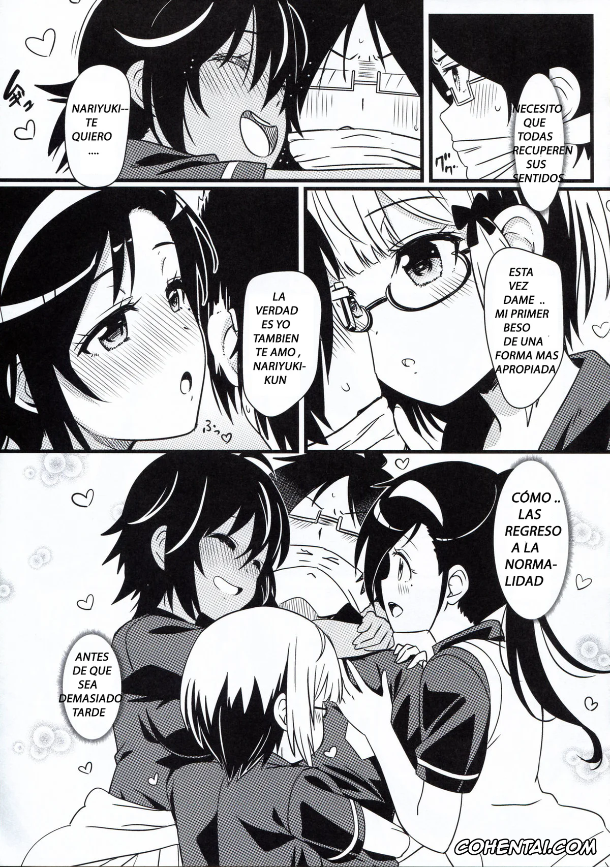 Bokutachi wa Benkyou ga Dekinai porno, Asumi Kominami porno, Fumino Furuhashi porno, Mafuyu Kirisu porno, Nariyuki Yuiga porno, Rizu Ogata porno, Uruka Takemoto porno, Boku-tachi wa Saimin ni Kakatte Benkyou dokoro ja Nai (Bokutachi wa Benkyou ga Dekinai), pagina 5