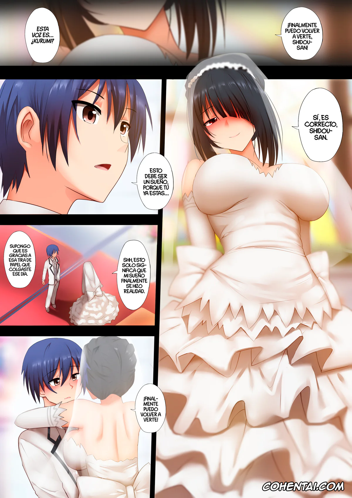 Date A Live hentai, Kurumi Tokisaki hentai, Shido Itsuka hentai, Kurumi to no Saikai (Date a Live), pagina 3