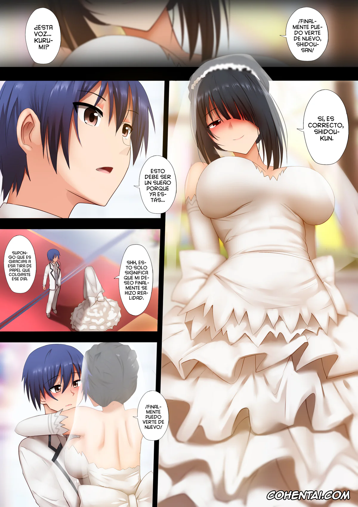 Date A Live hentai, Kurumi Tokisaki hentai, Shido Itsuka hentai, Kurumi to no Saikai (Date a Live), pagina 3