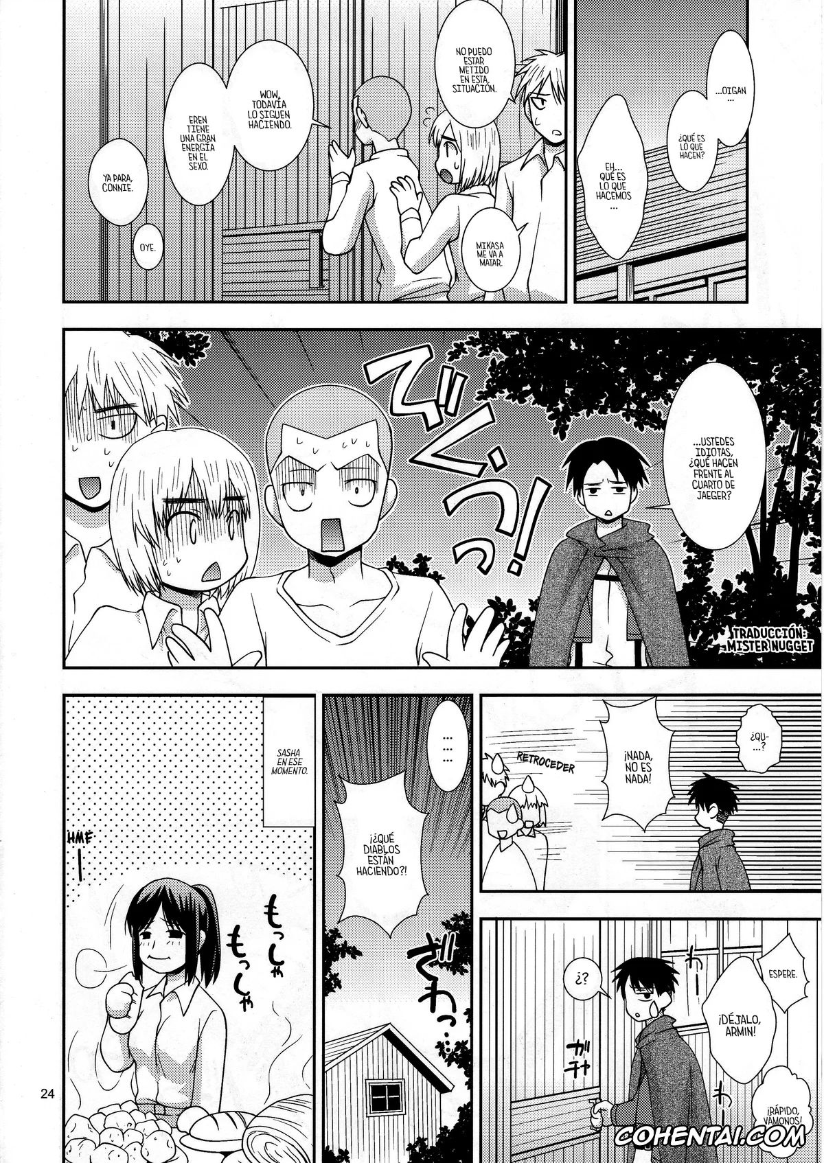 Shingeki No Kyojin | Attack On Titan hentai, Eren Jaeger hentai, Mikasa Ackerman hentai, Sasha Blouse hentai, Chingeki no Yobai (Shingeki no Kyojin), pagina 24