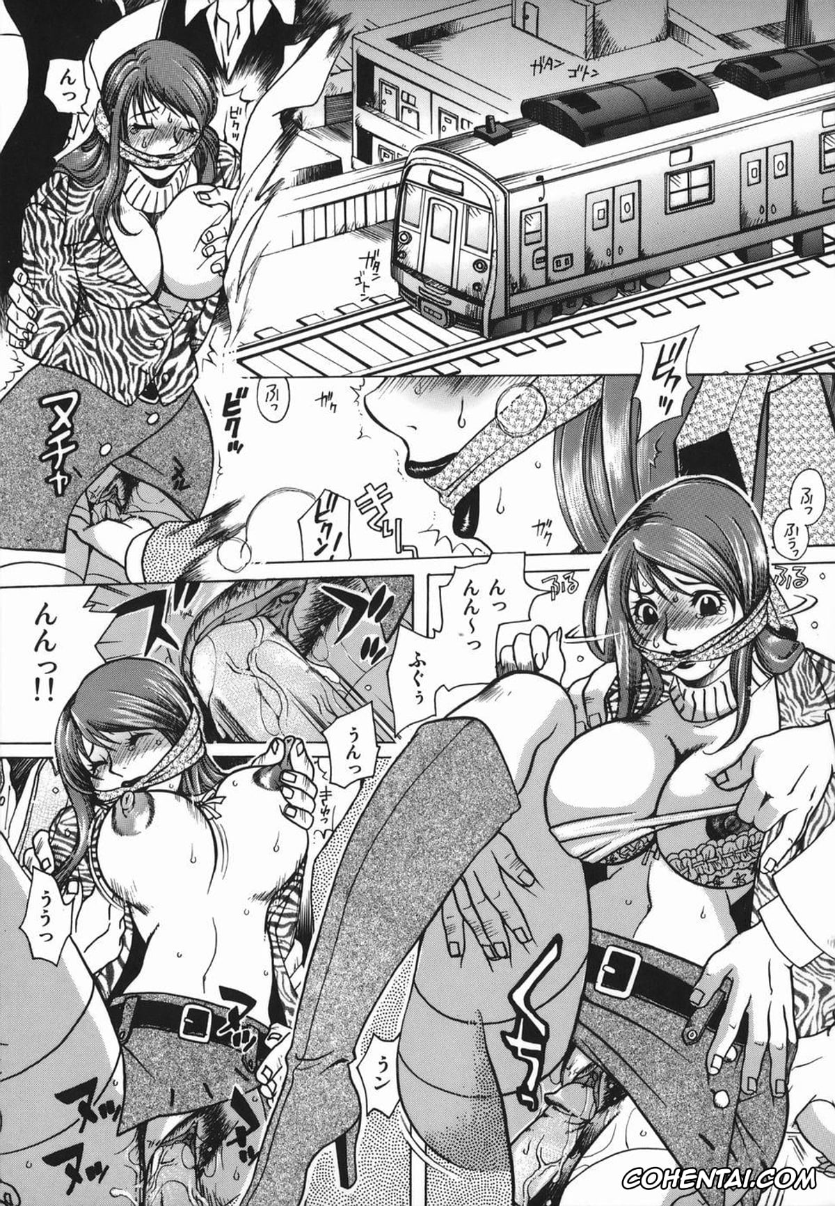 Manga porno, Tankoubon porno, Haha Mitsu, pagina 140