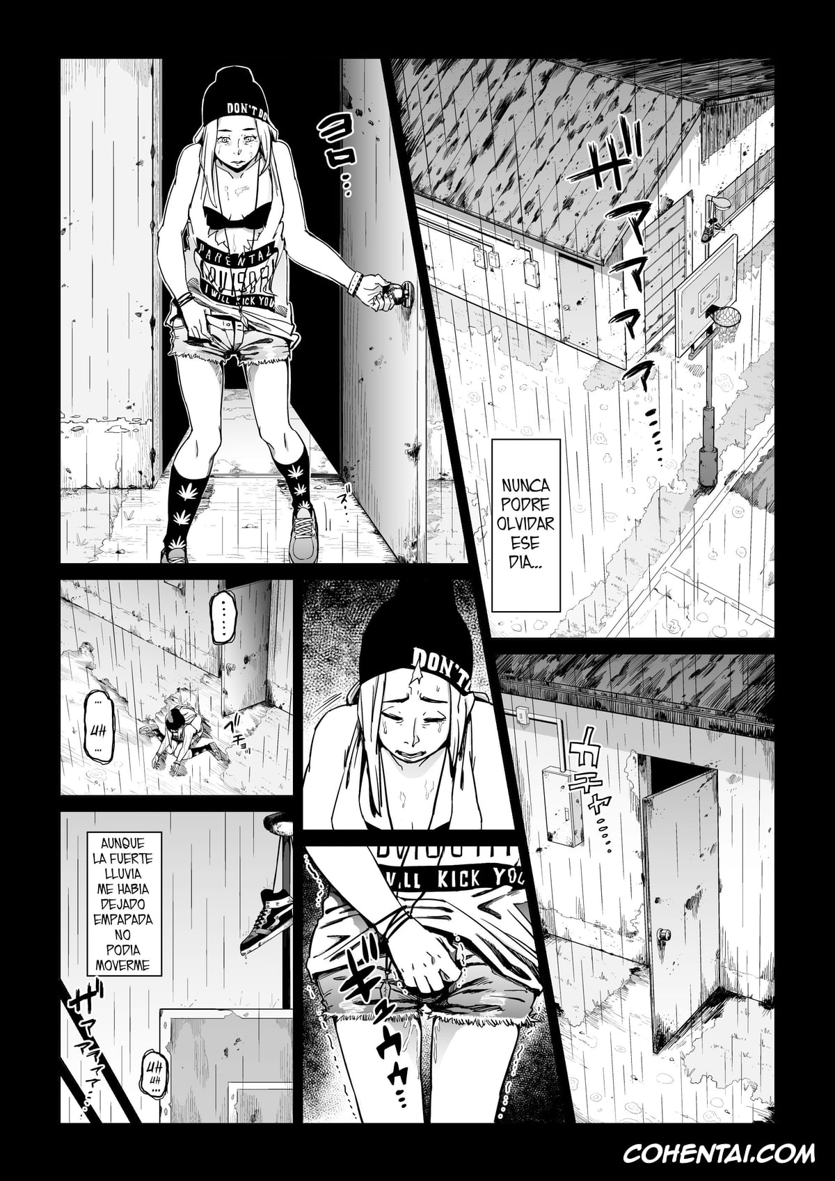 3on3 Freestyle porno, Gori Macho Oootoko ga Irojiro Kinpatsu o Kankin Kousoku Rape (3on3 FreeStyle), pagina 2