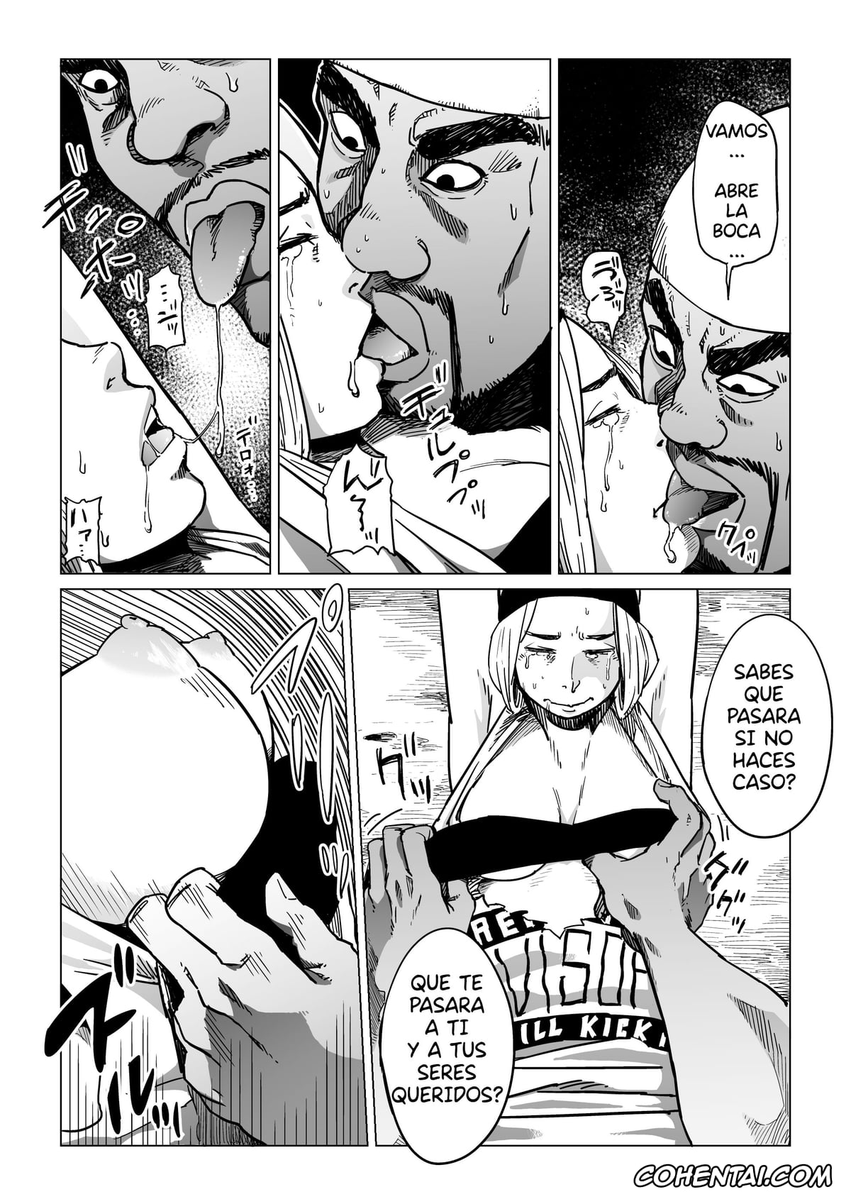 3on3 Freestyle xxx, Gori Macho Oootoko ga Irojiro Kinpatsu o Kankin Kousoku Rape (3on3 FreeStyle), pagina 10