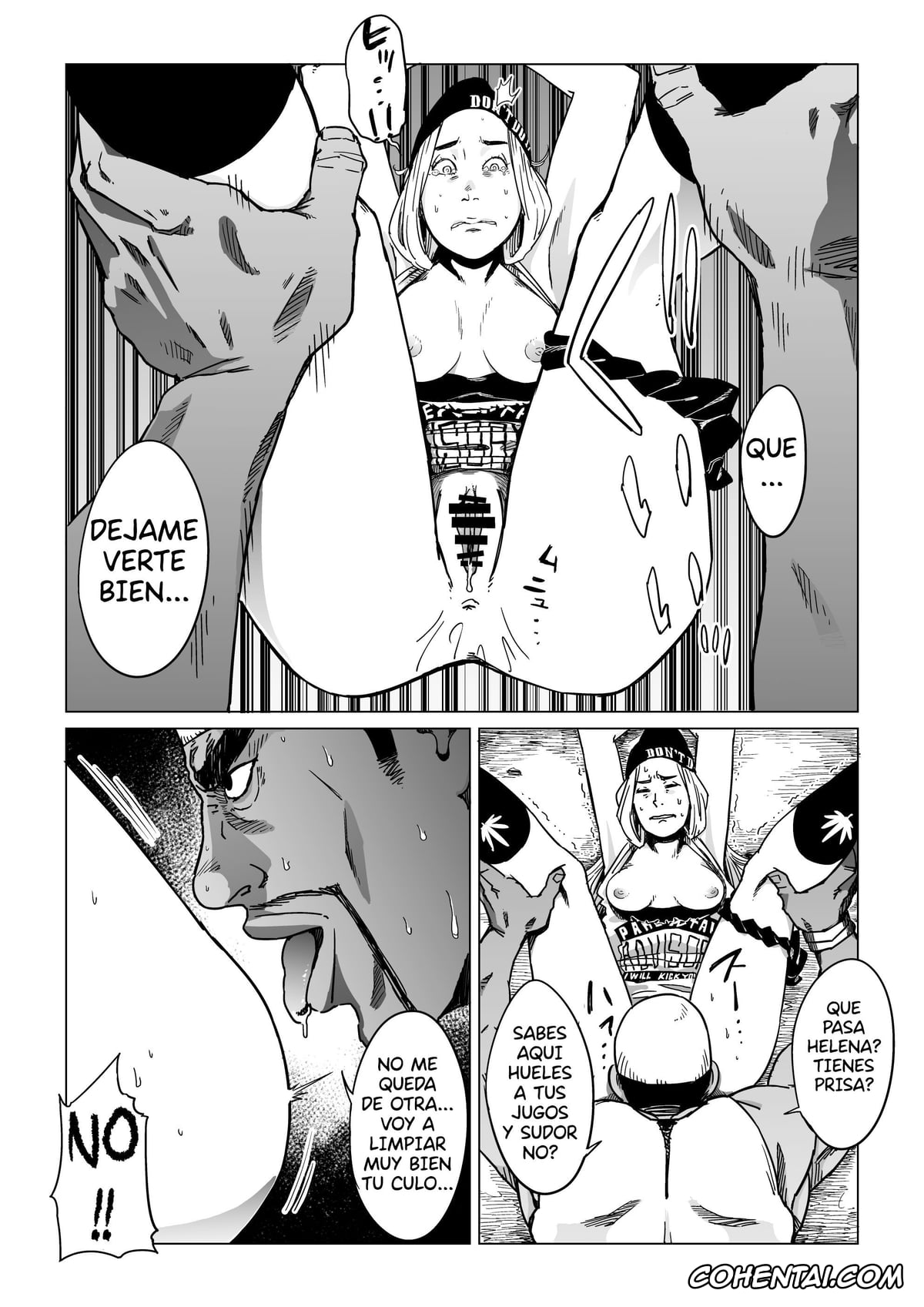 3on3 Freestyle xxx, Gori Macho Oootoko ga Irojiro Kinpatsu o Kankin Kousoku Rape (3on3 FreeStyle), pagina 13