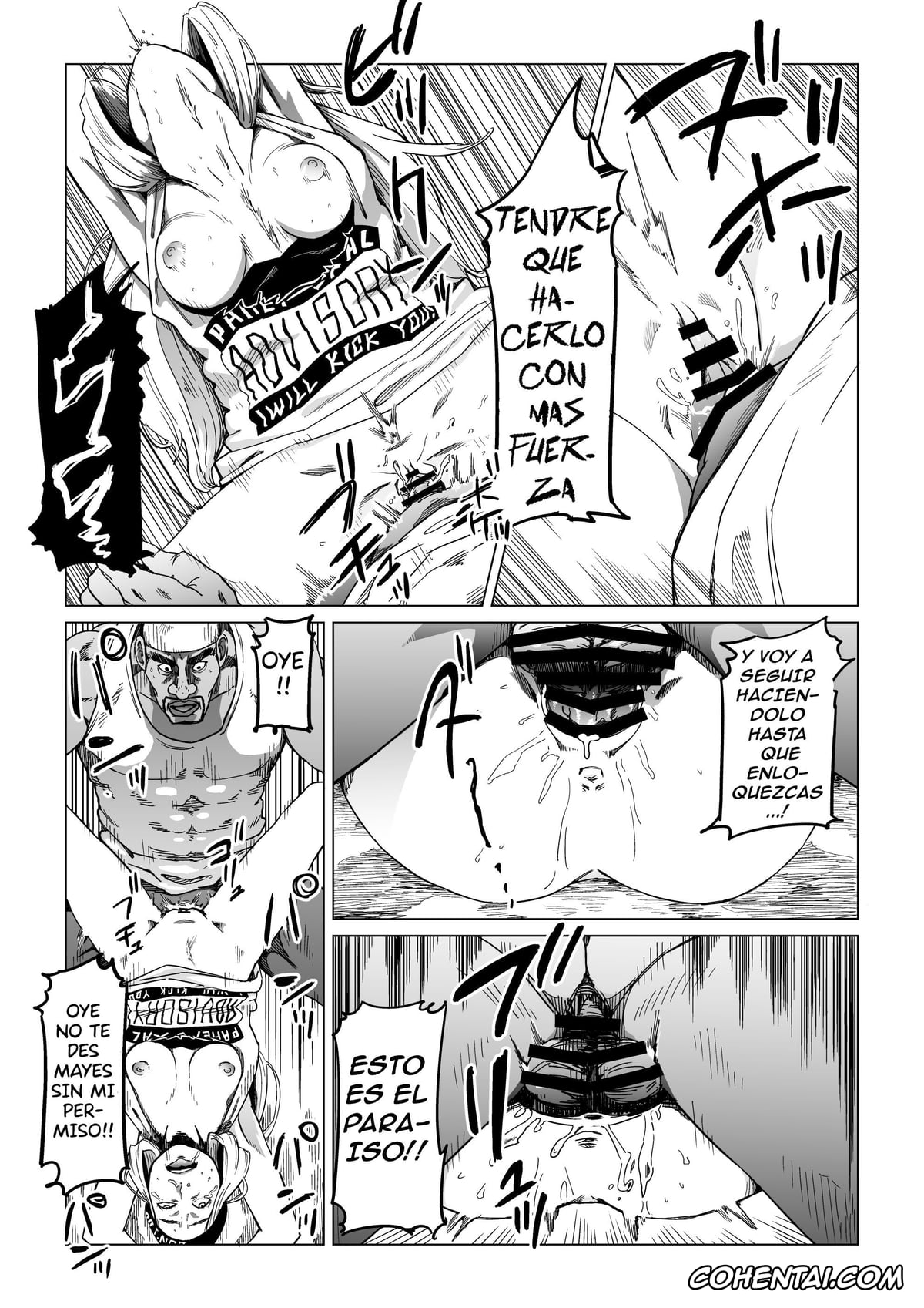 3on3 Freestyle xxx, Gori Macho Oootoko ga Irojiro Kinpatsu o Kankin Kousoku Rape (3on3 FreeStyle), pagina 19