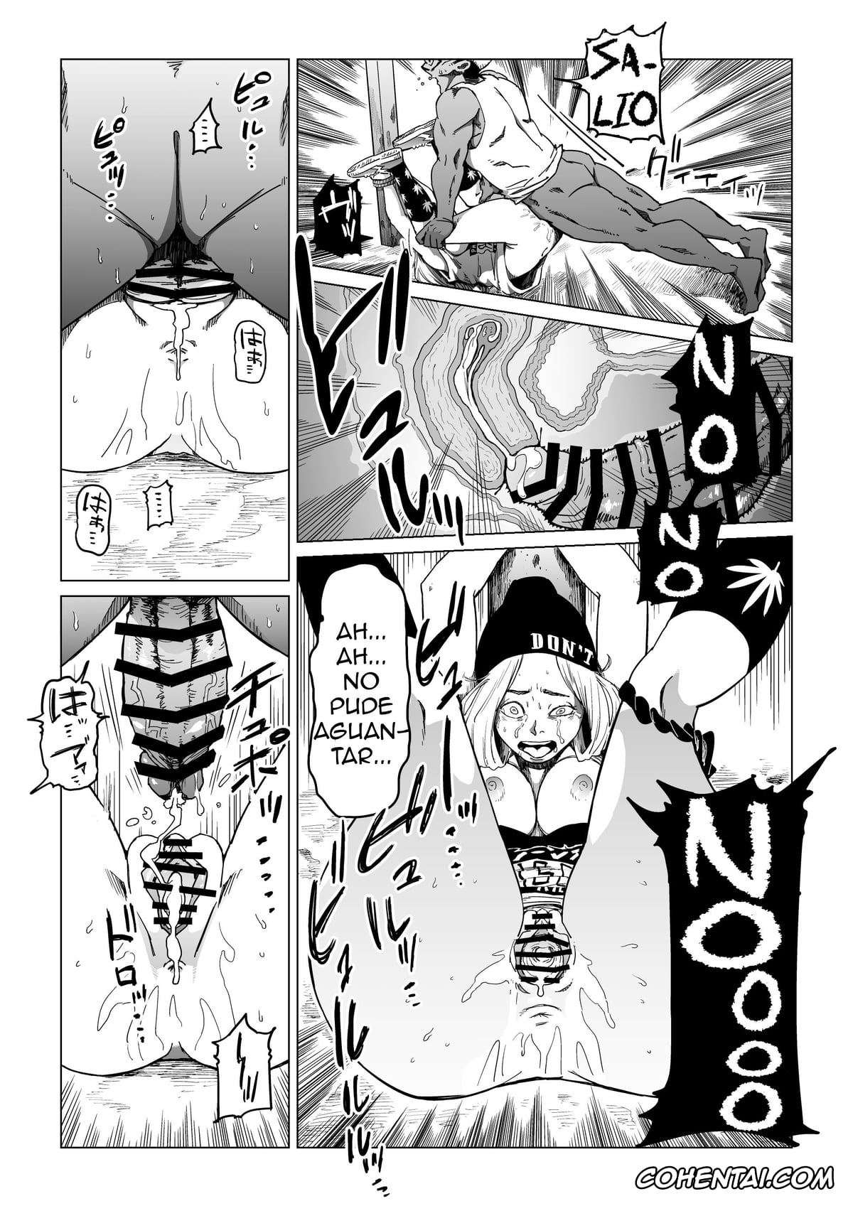 3on3 Freestyle hentai, Gori Macho Oootoko ga Irojiro Kinpatsu o Kankin Kousoku Rape (3on3 FreeStyle), pagina 21