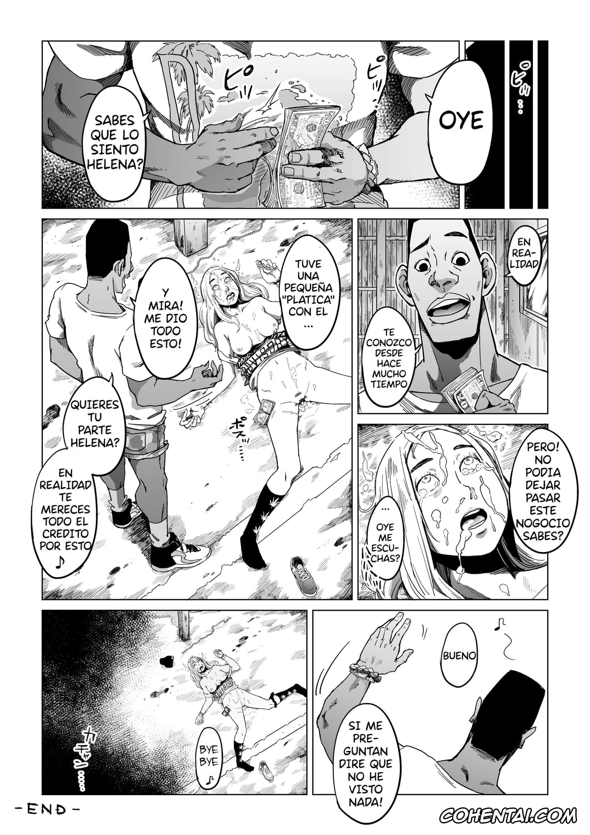 3on3 Freestyle porno, Gori Macho Oootoko ga Irojiro Kinpatsu o Kankin Kousoku Rape (3on3 FreeStyle), pagina 23