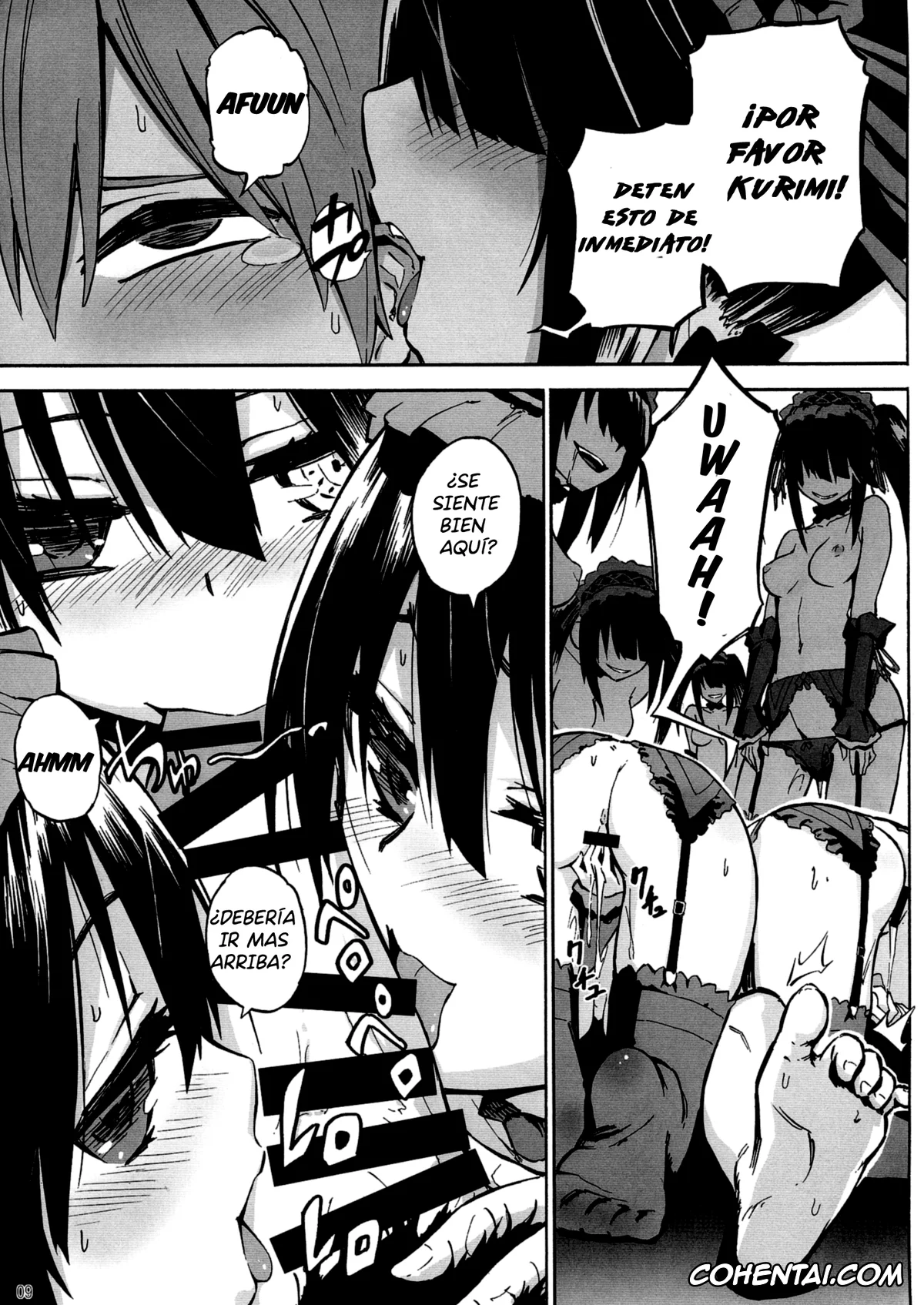 Date A Live xxx, Kurumi Tokisaki xxx, Shido Itsuka xxx, Oshokuji Kurumi-san (Date A Live), pagina 10