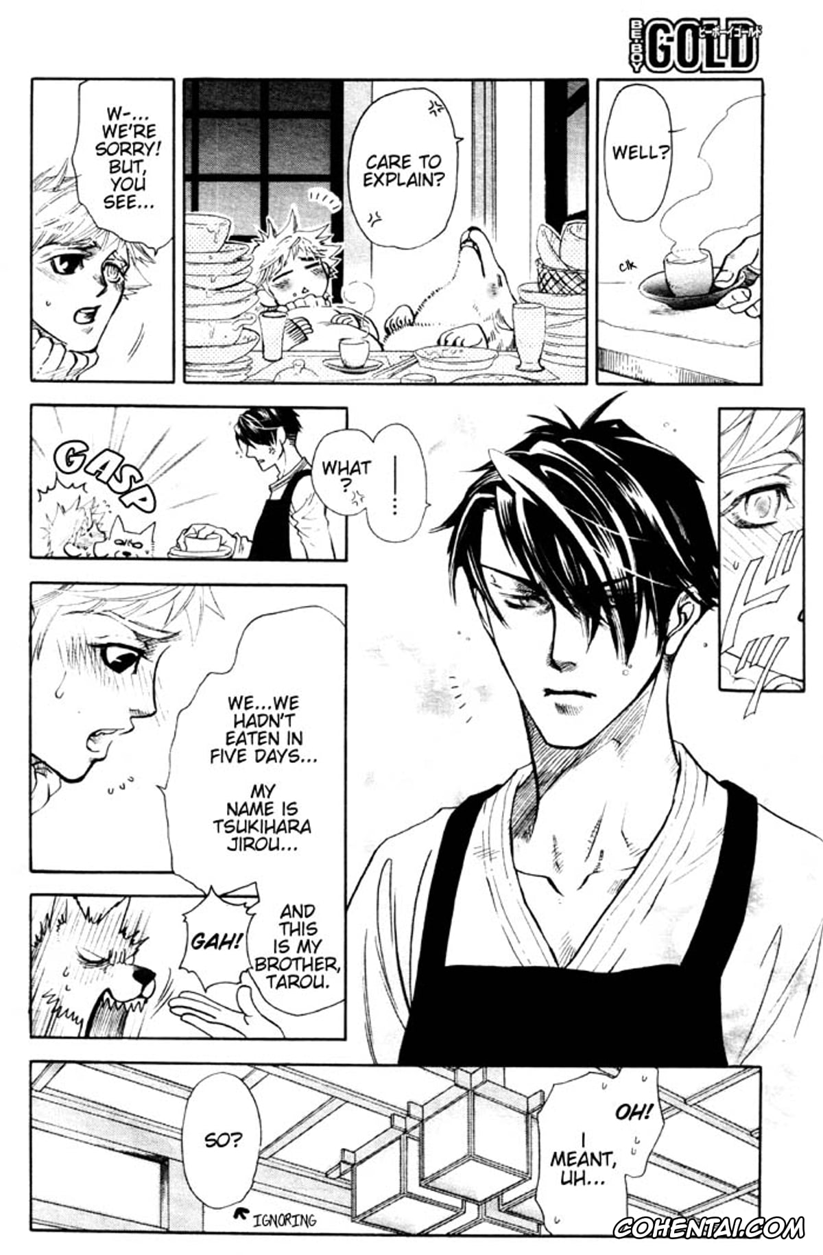 Original xxx, Yaoi – Three Wolves Mountain ch. 1, pagina 4