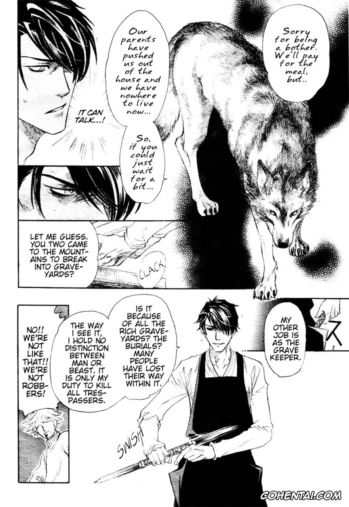 Original hentai, Yaoi – Three Wolves Mountain ch. 1, pagina 6