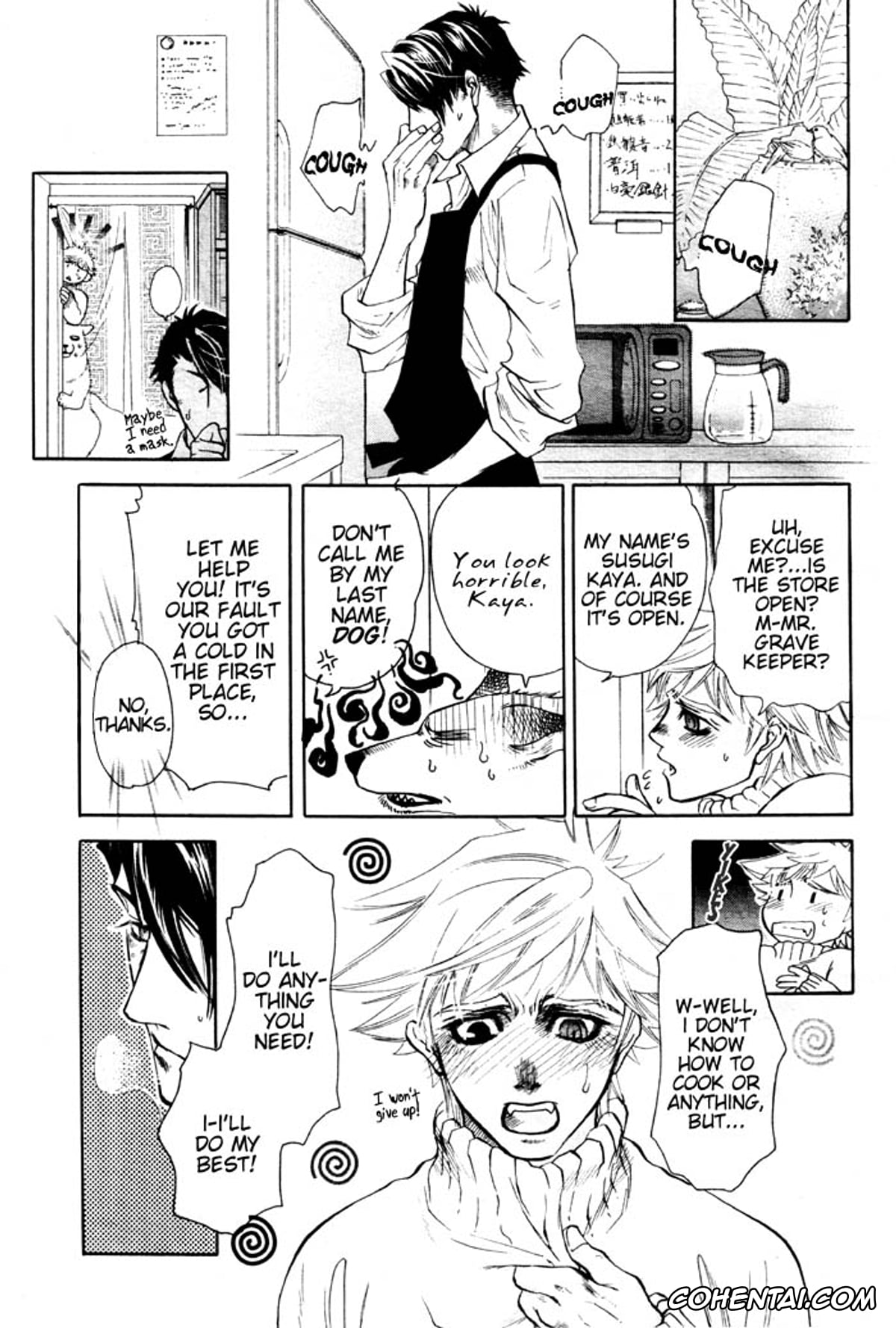 Original hentai, Yaoi – Three Wolves Mountain ch. 1, pagina 9