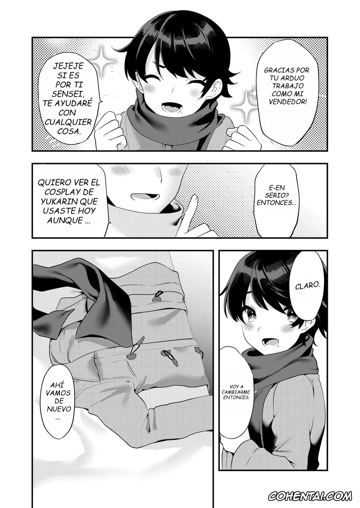 VOICEROID hentai, Yukari Yuzuki hentai, Comike de Cosplay Shini Kitara Otokonoko Nanoni Horareta Ken (VOICEROID), pagina 3