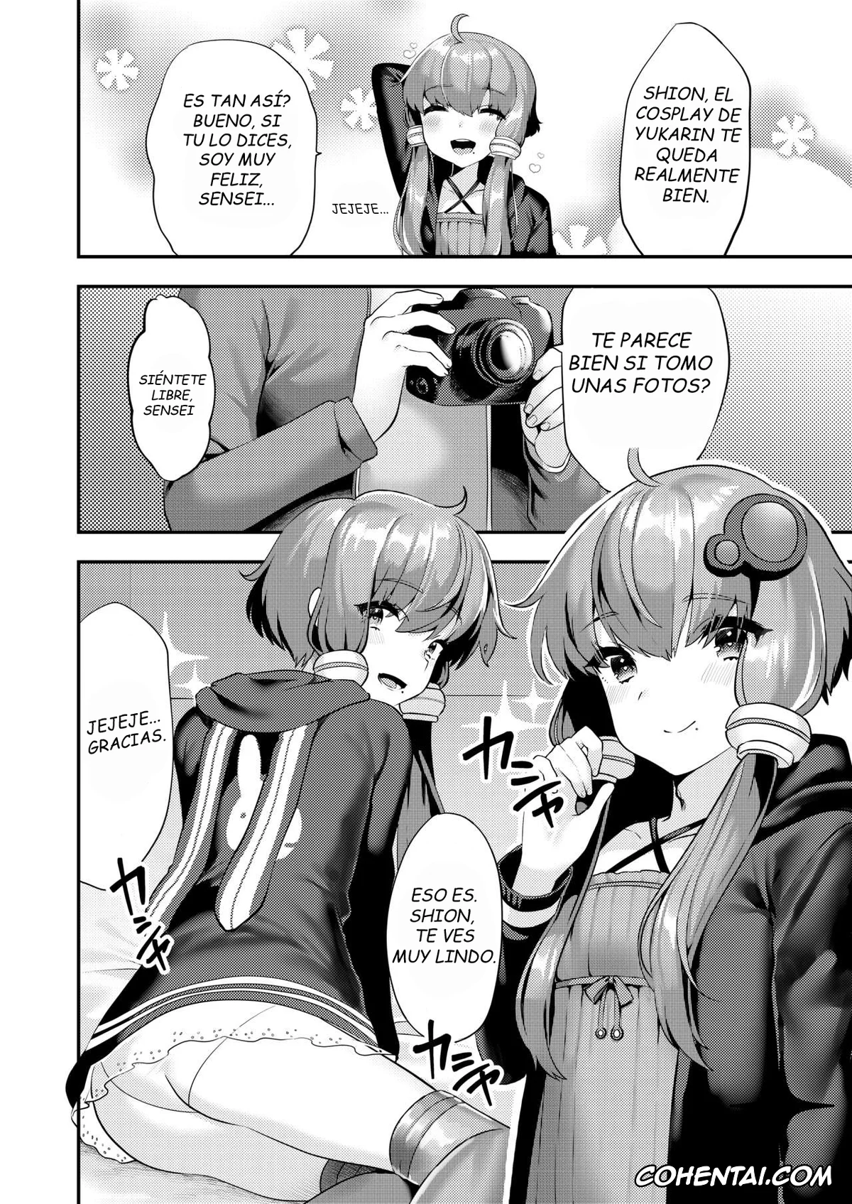 VOICEROID porno, Yukari Yuzuki porno, Comike de Cosplay Shini Kitara Otokonoko Nanoni Horareta Ken (VOICEROID), pagina 5