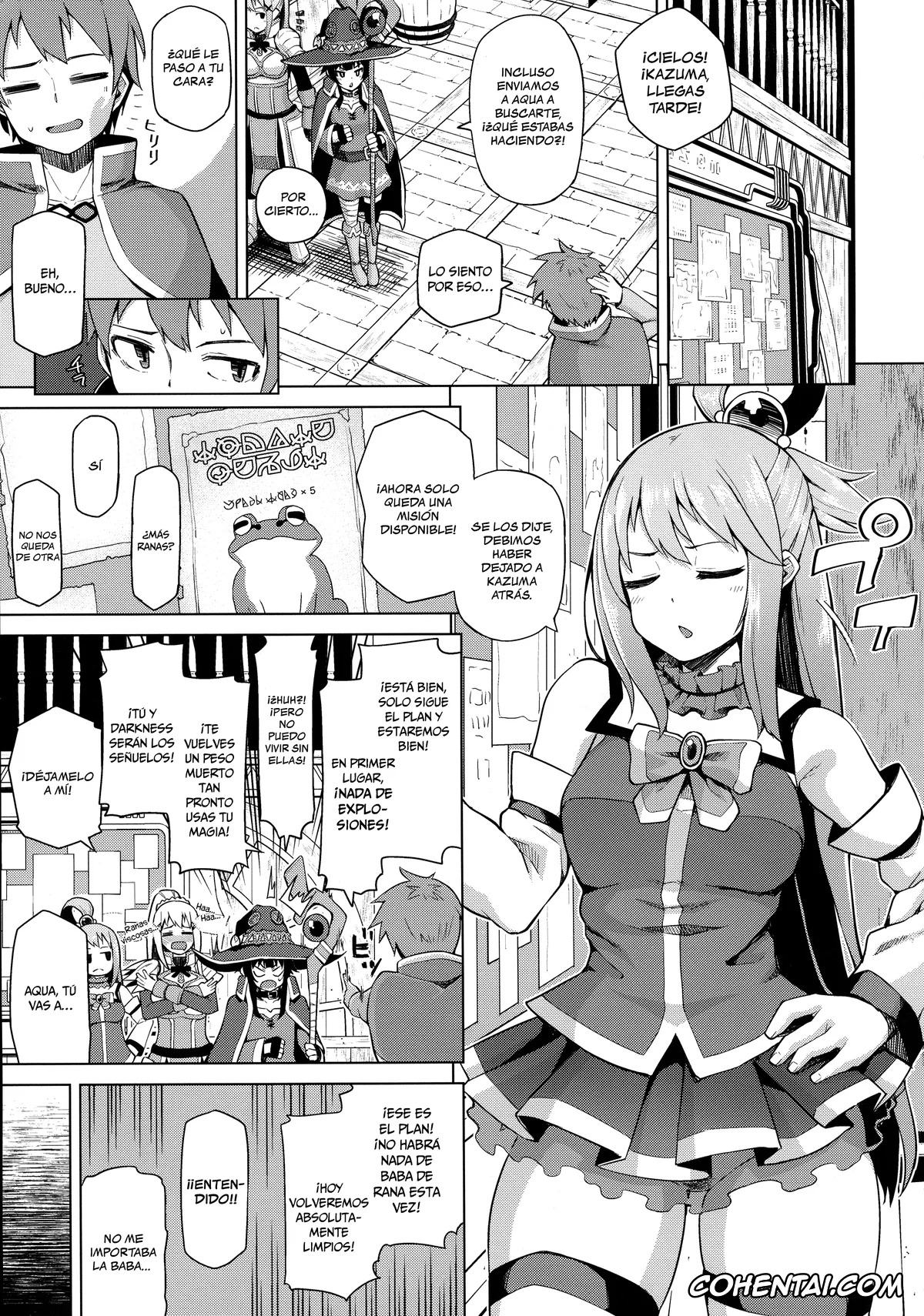 Kono Subarashii Sekai ni Syukufuku o! xxx, Aqua xxx, Kazuma Satou xxx, Damegami Nurunuru (Kono Subarashii Sekai ni Syukufuku o!), pagina 4