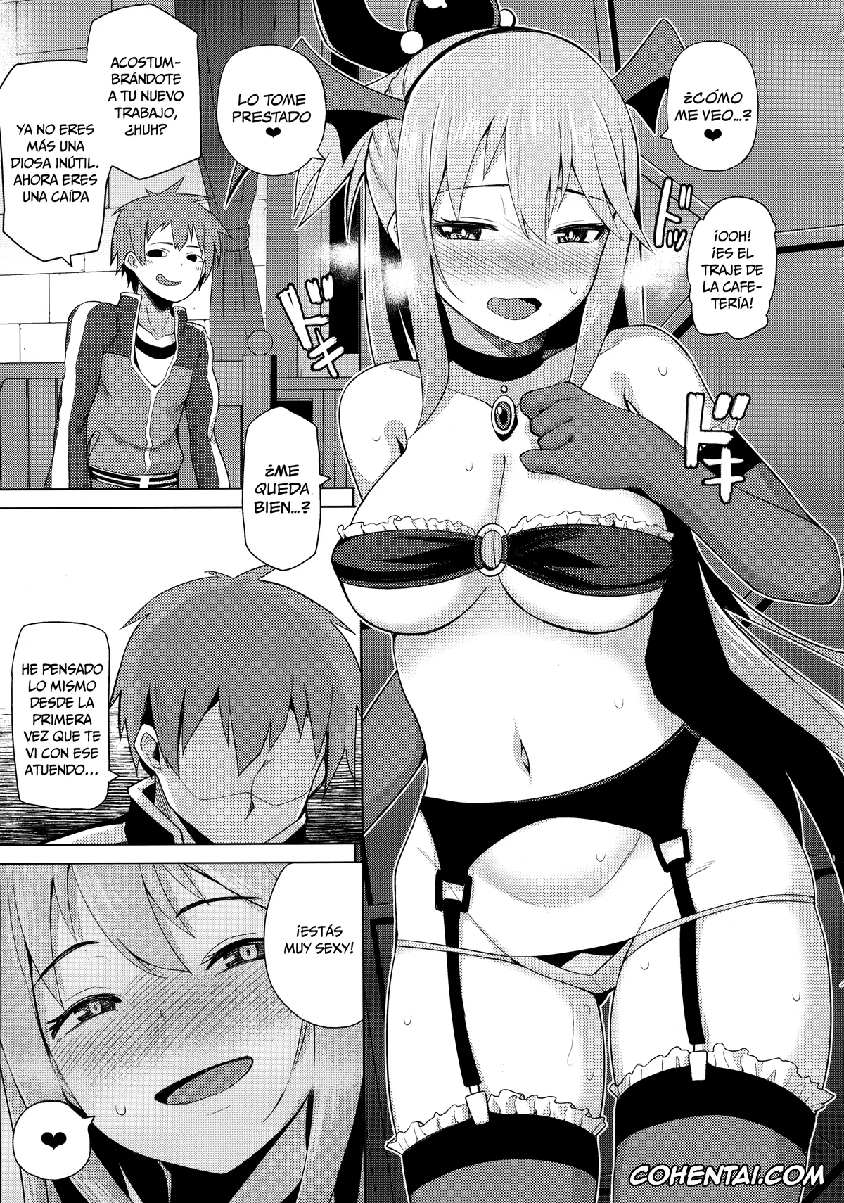 Kono Subarashii Sekai ni Syukufuku o! hentai, Aqua hentai, Kazuma Satou hentai, Damegami-sama no Succubus Beit! (Kono Subarashii Sekai ni Syukufuku o!), pagina 18