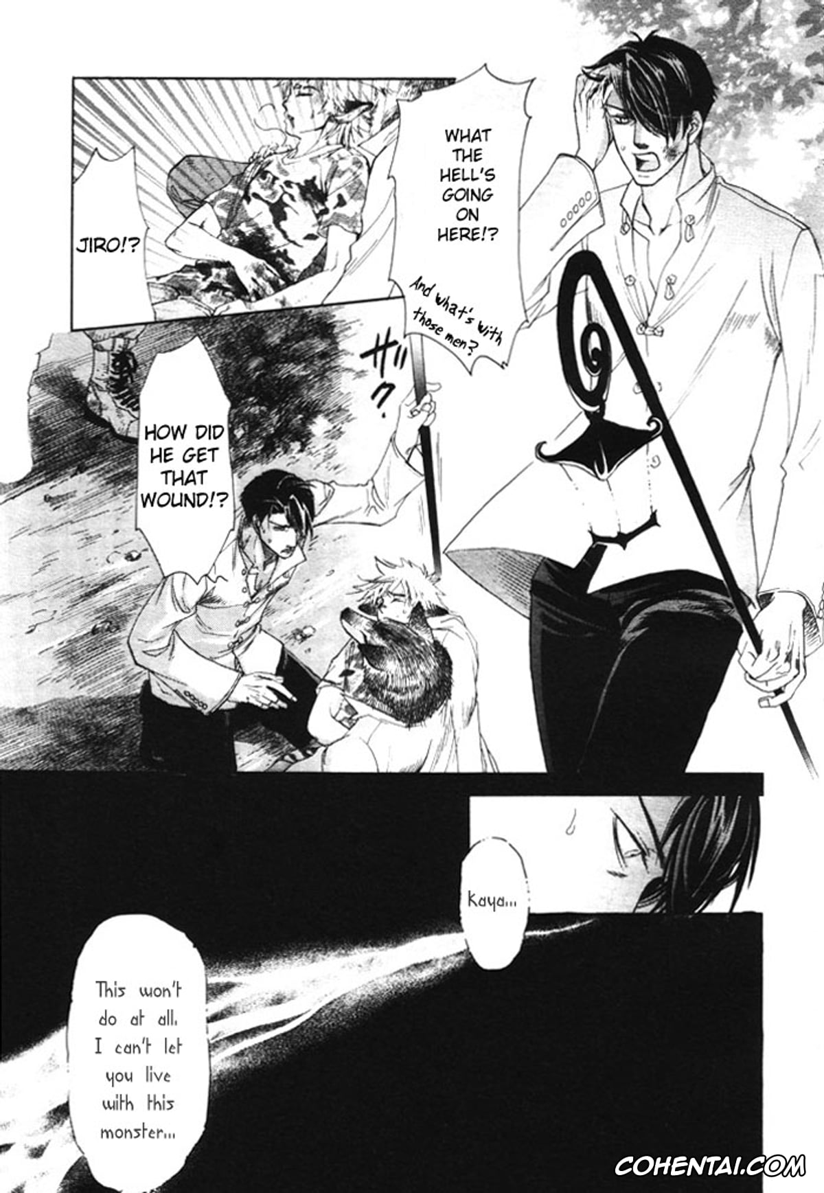 Original hentai, Yaoi – Three Wolves Mountain ch. 2, pagina 33
