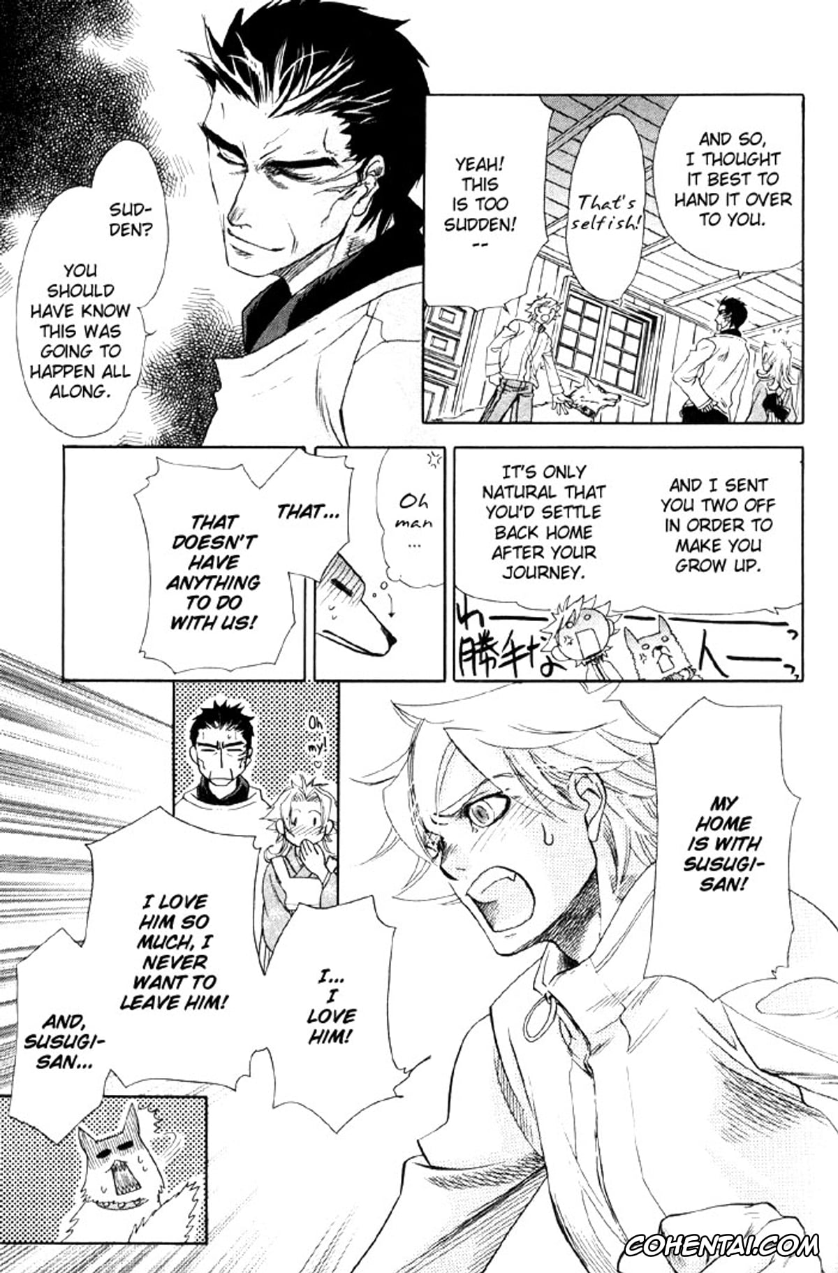 Original hentai, Yaoi – Three Wolves Mountain ch. 3, pagina 12
