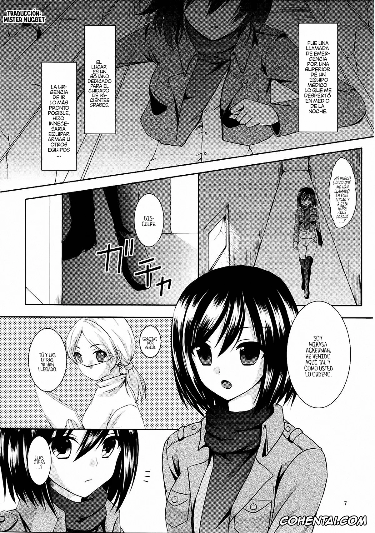 Shingeki No Kyojin | Attack On Titan hentai, Annie Leonhart hentai, Krista Lenz hentai, Mikasa Ackerman hentai, Sasha Blouse hentai, Kinkyuu Shirei! (Shingeki no Kyojin), pagina 3