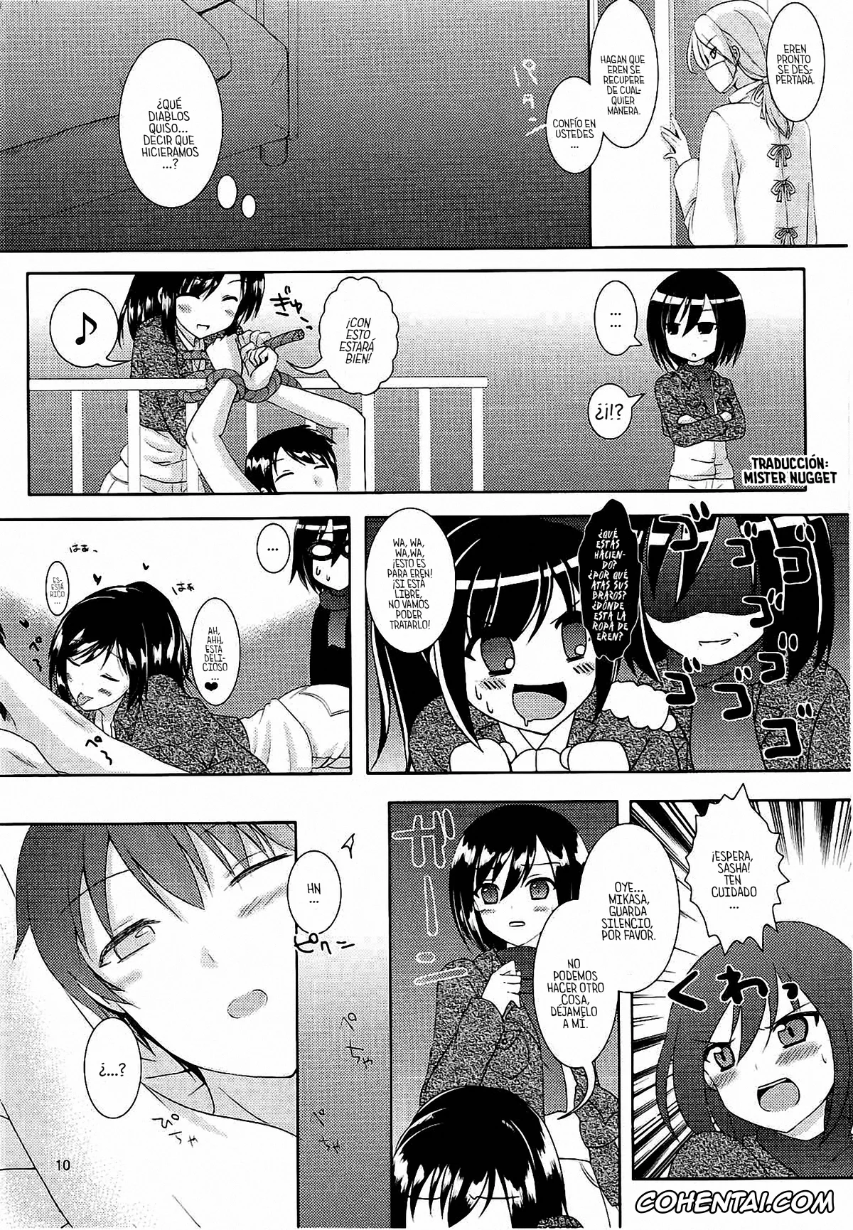 Shingeki No Kyojin | Attack On Titan hentai, Annie Leonhart hentai, Krista Lenz hentai, Mikasa Ackerman hentai, Sasha Blouse hentai, Kinkyuu Shirei! (Shingeki no Kyojin), pagina 6