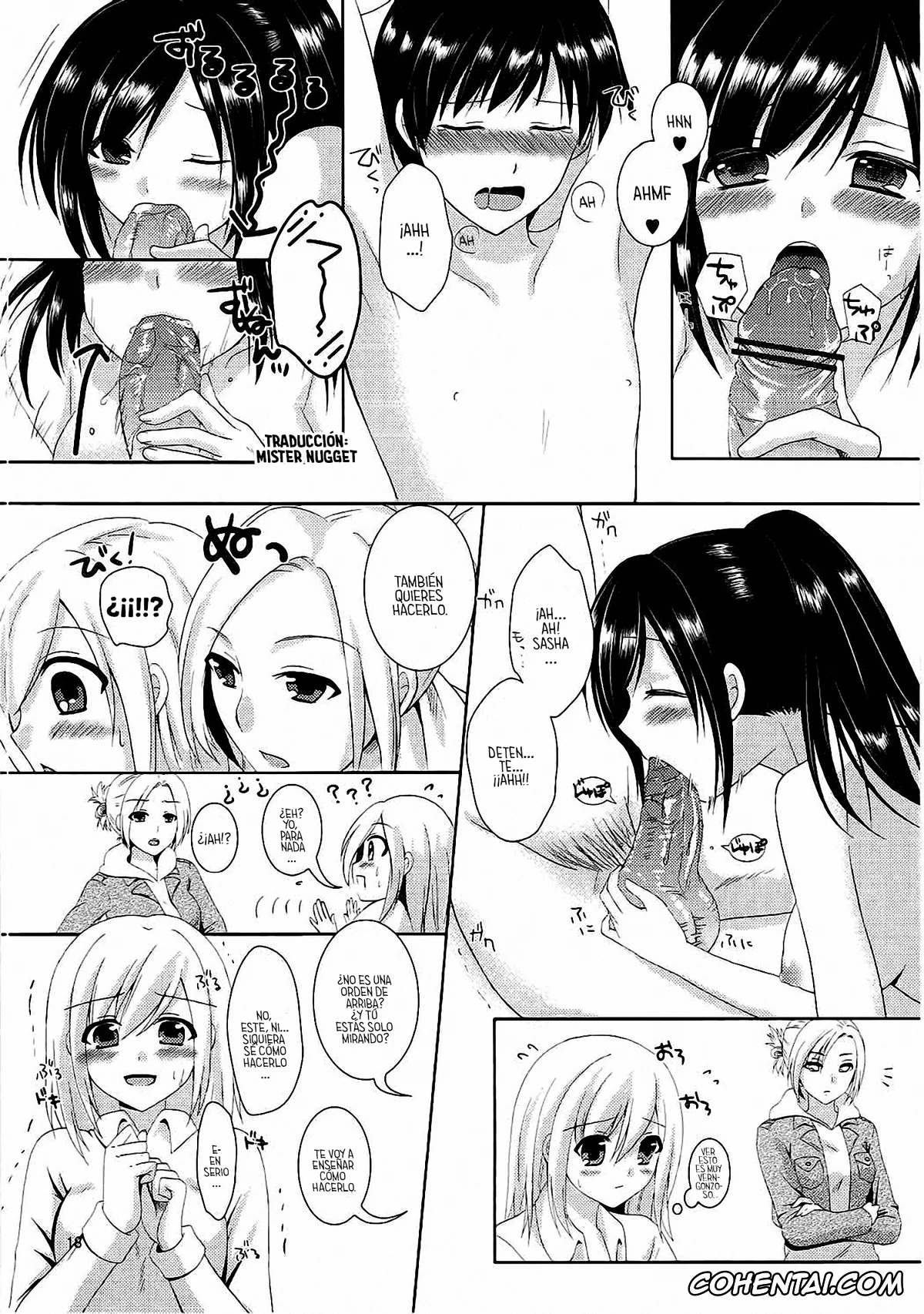 Shingeki No Kyojin | Attack On Titan porno, Annie Leonhart porno, Krista Lenz porno, Mikasa Ackerman porno, Sasha Blouse porno, Kinkyuu Shirei! (Shingeki no Kyojin), pagina 14