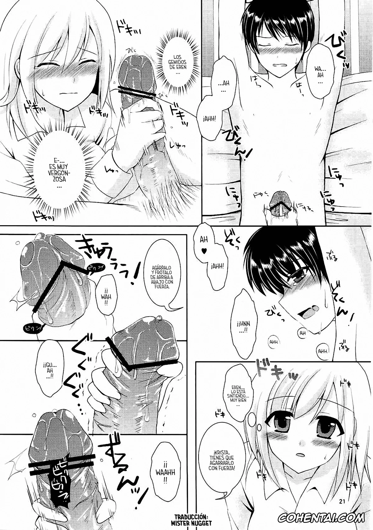 Shingeki No Kyojin | Attack On Titan porno, Annie Leonhart porno, Krista Lenz porno, Mikasa Ackerman porno, Sasha Blouse porno, Kinkyuu Shirei! (Shingeki no Kyojin), pagina 17