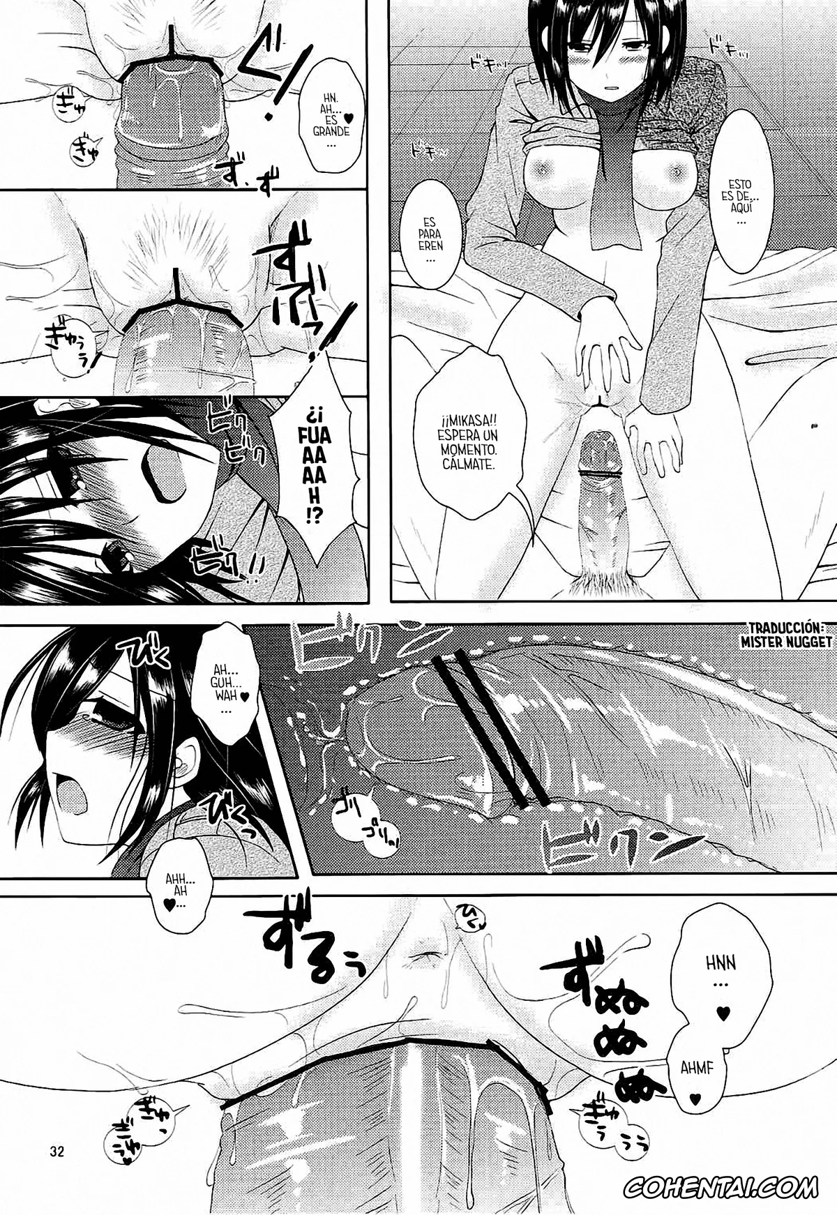 Shingeki No Kyojin | Attack On Titan xxx, Annie Leonhart xxx, Krista Lenz xxx, Mikasa Ackerman xxx, Sasha Blouse xxx, Kinkyuu Shirei! (Shingeki no Kyojin), pagina 28