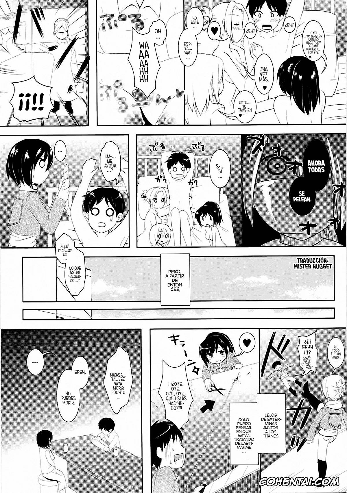 Shingeki No Kyojin | Attack On Titan xxx, Annie Leonhart xxx, Krista Lenz xxx, Mikasa Ackerman xxx, Sasha Blouse xxx, Kinkyuu Shirei! (Shingeki no Kyojin), pagina 37