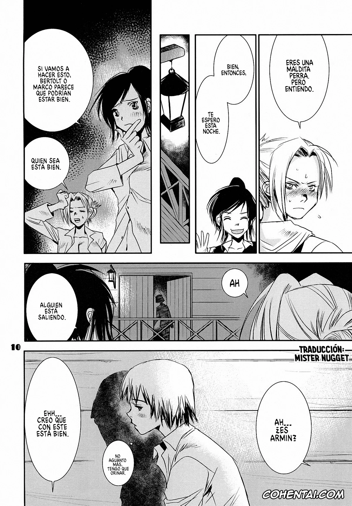 Shingeki No Kyojin | Attack On Titan hentai, Annie Leonhart hentai, Armin Arlert hentai, Sasha Blouse hentai, Kucchae! Armin (Shingeki no Kyojin), pagina 9