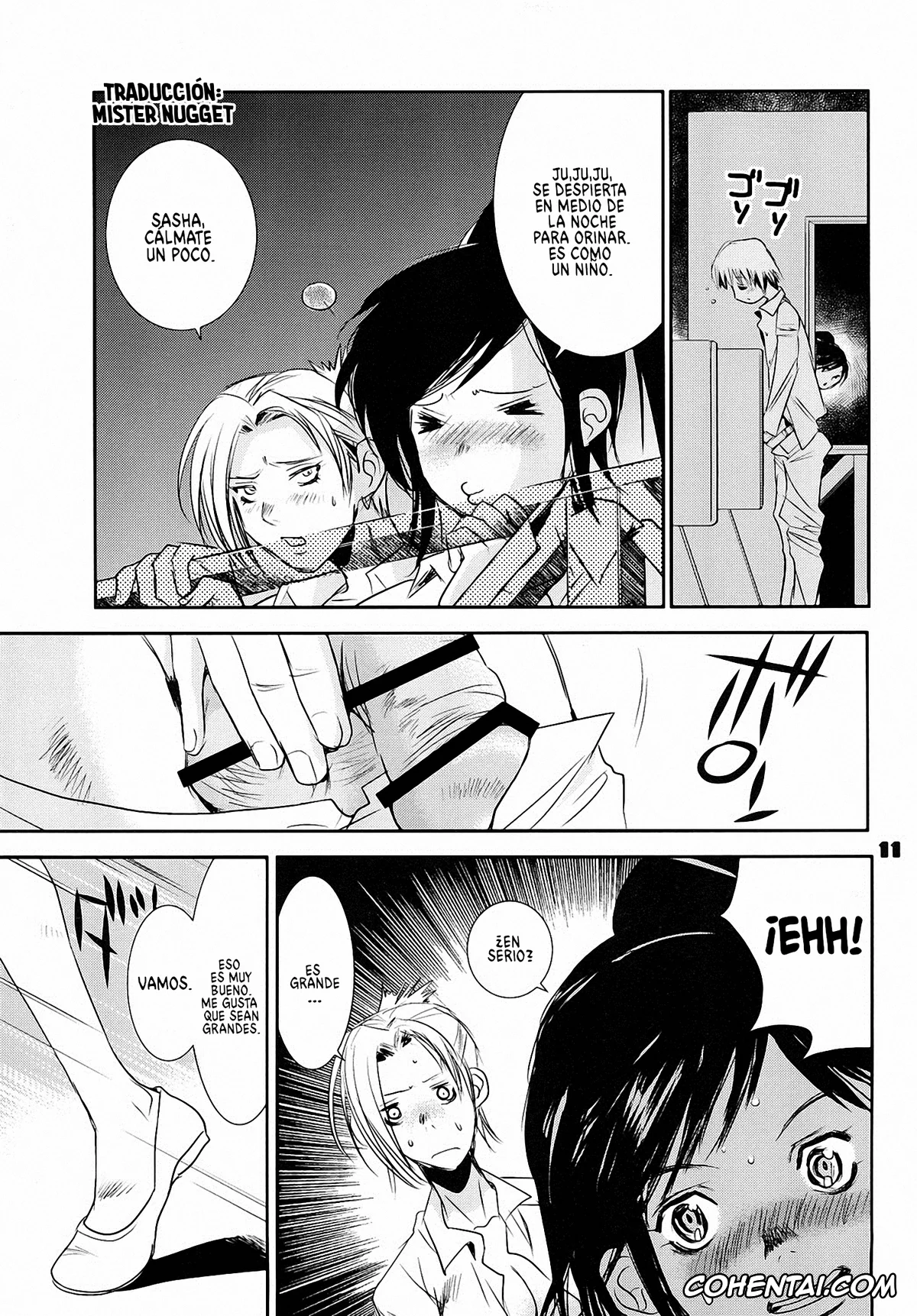 Shingeki No Kyojin | Attack On Titan xxx, Annie Leonhart xxx, Armin Arlert xxx, Sasha Blouse xxx, Kucchae! Armin (Shingeki no Kyojin), pagina 10