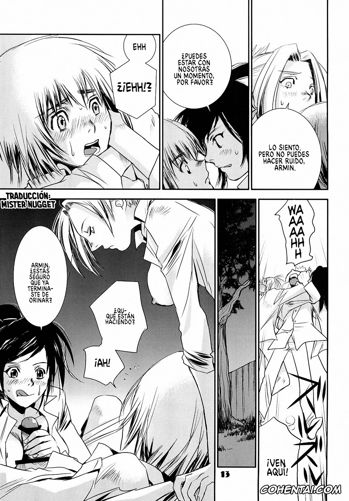 Shingeki No Kyojin | Attack On Titan hentai, Annie Leonhart hentai, Armin Arlert hentai, Sasha Blouse hentai, Kucchae! Armin (Shingeki no Kyojin), pagina 12