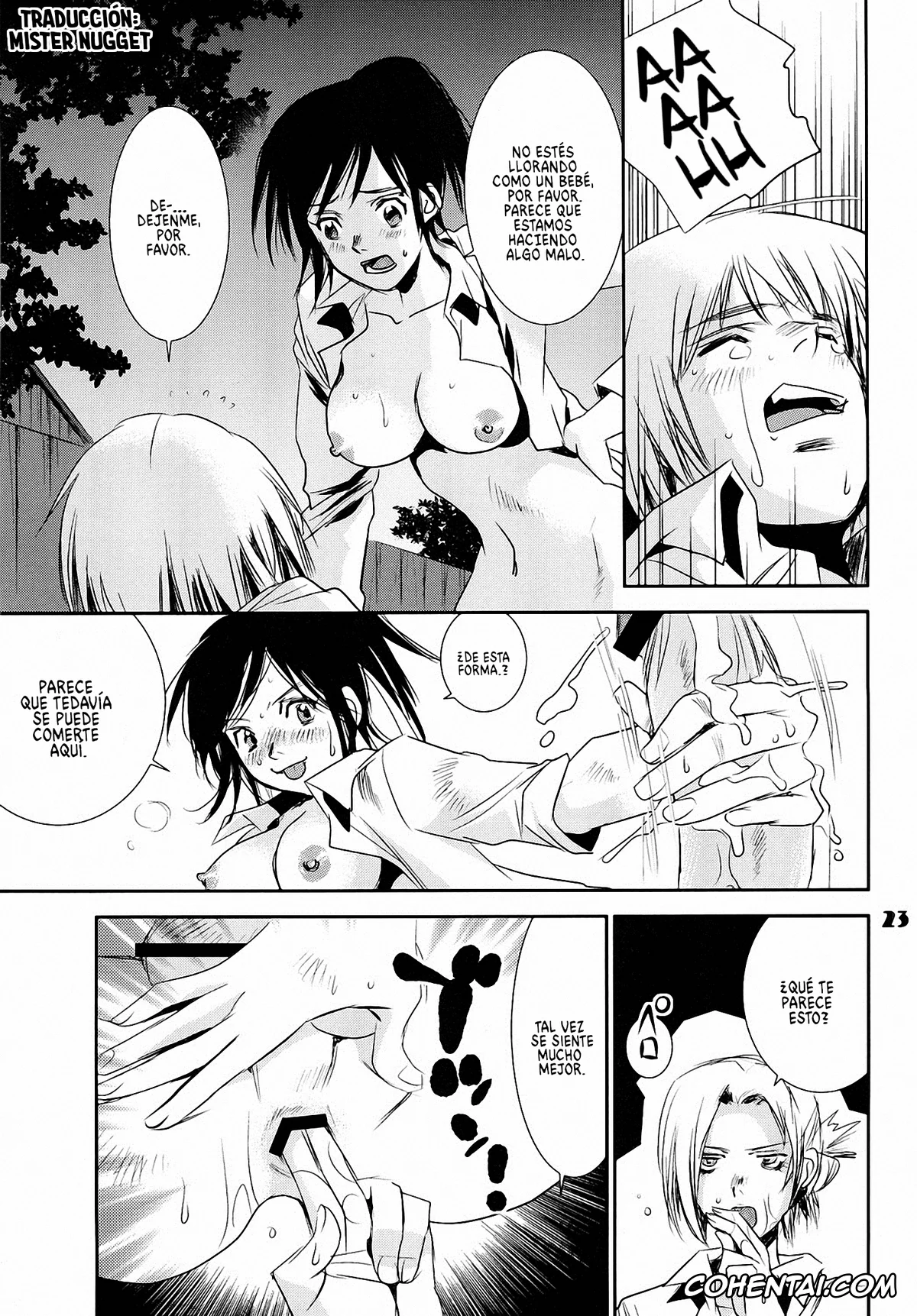 Shingeki No Kyojin | Attack On Titan xxx, Annie Leonhart xxx, Armin Arlert xxx, Sasha Blouse xxx, Kucchae! Armin (Shingeki no Kyojin), pagina 22