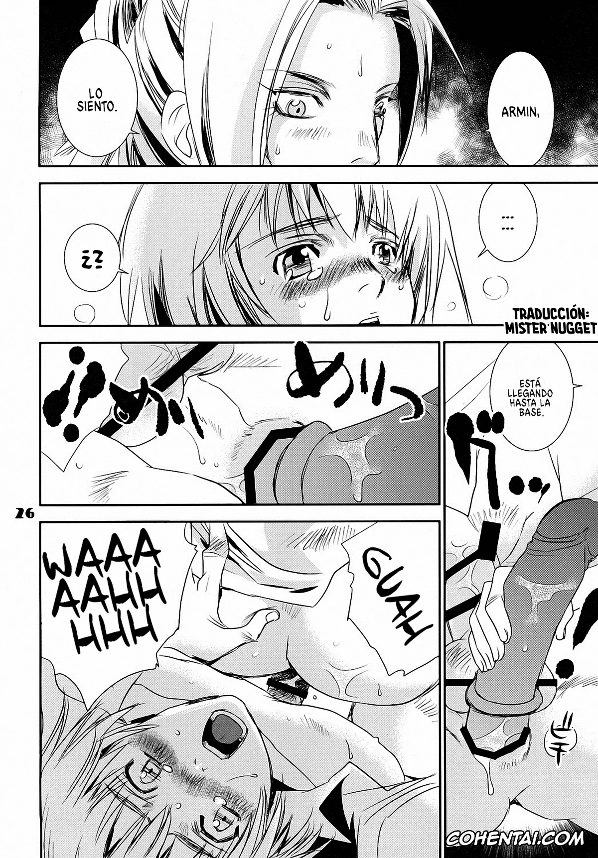 Shingeki No Kyojin | Attack On Titan xxx, Annie Leonhart xxx, Armin Arlert xxx, Sasha Blouse xxx, Kucchae! Armin (Shingeki no Kyojin), pagina 25
