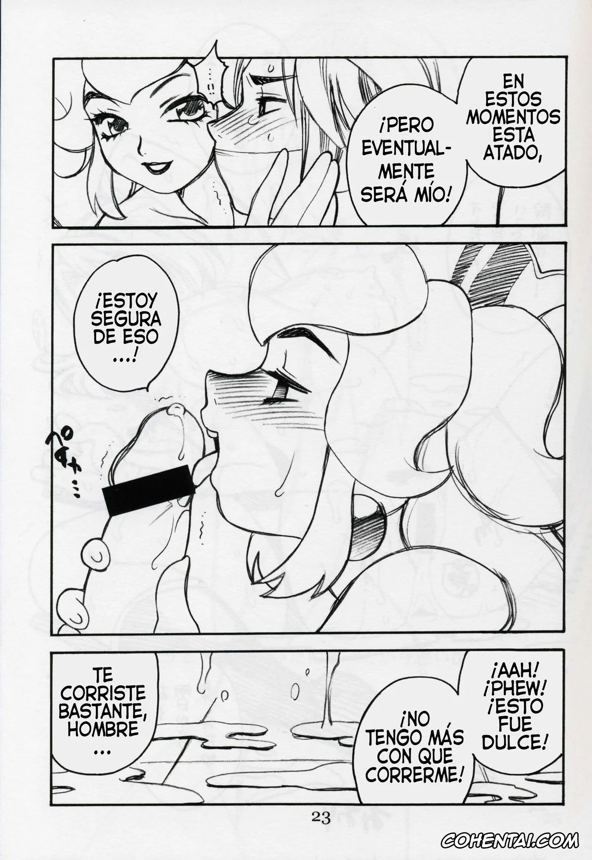 Super Mario Brothers | Super Mario Bros. porno, The Legend Of Zelda porno, Princess Peach porno, Yukiyanagi no Hon Vol. 4 Double Princesses (Super Mario Brothers, The Legend Of Zelda), pagina 23