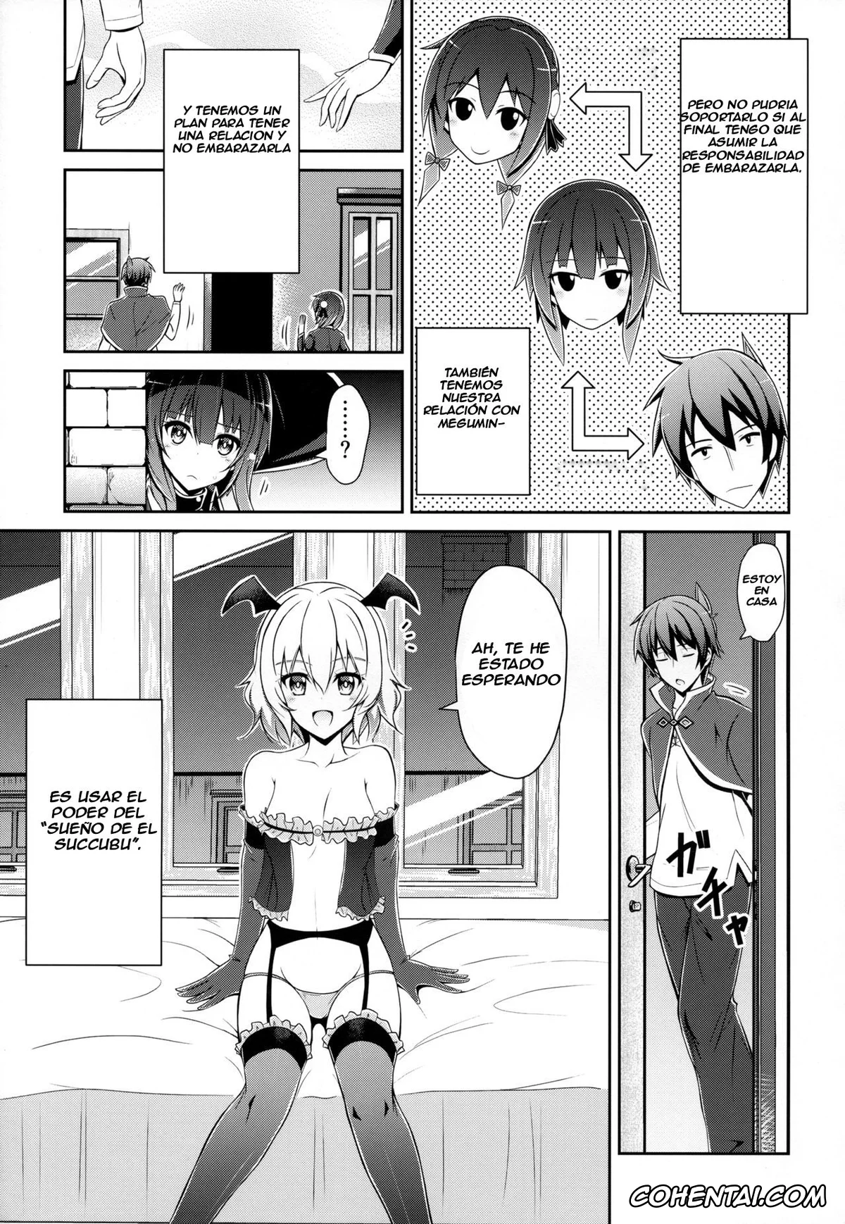 Kono Subarashii Sekai ni Syukufuku o! xxx, Kazuma Satou xxx, Yunyun xxx, Yunyunyunyun shiyou! (Kono Subarashii Sekai ni Syukufuku o!), pagina 4