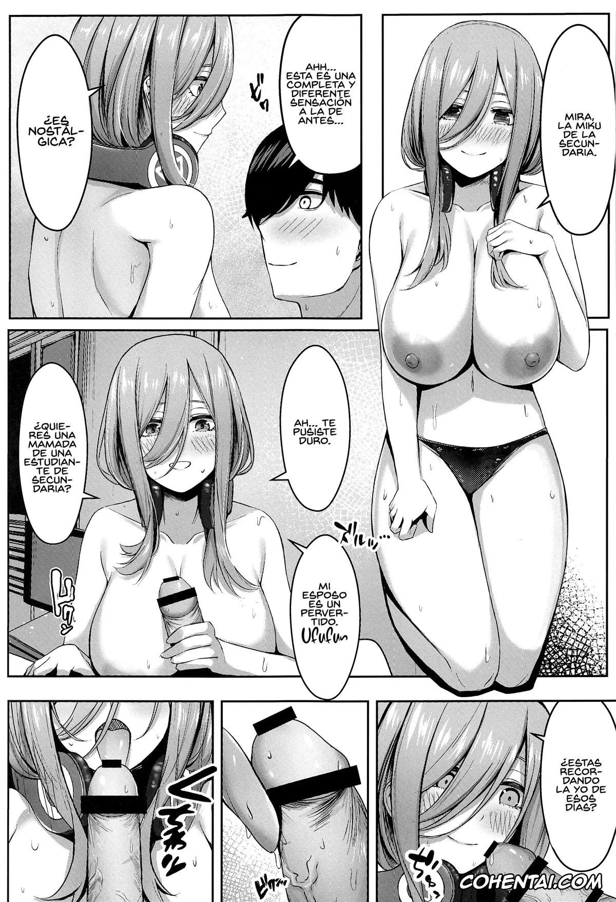 Gotoubun No Hanayome | The Quintessential Quintuplets porno, Fuutarou Uesugi porno, Miku Nakano porno, Aisuru Koto Hi no Gotoku (Gotoubun no Hanayome), pagina 8