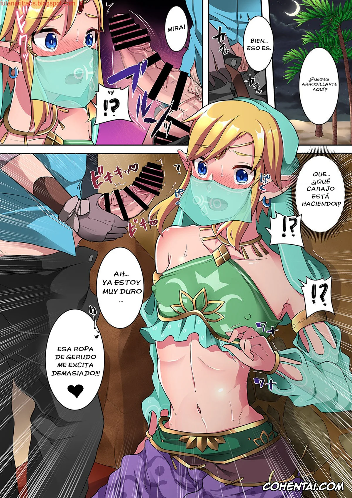 The Legend Of Zelda xxx, Link xxx, Princess Zelda xxx, Josou Yuusha wa Ecchi na Onegai ga Kotowarenai (The Legend of Zelda), pagina 4