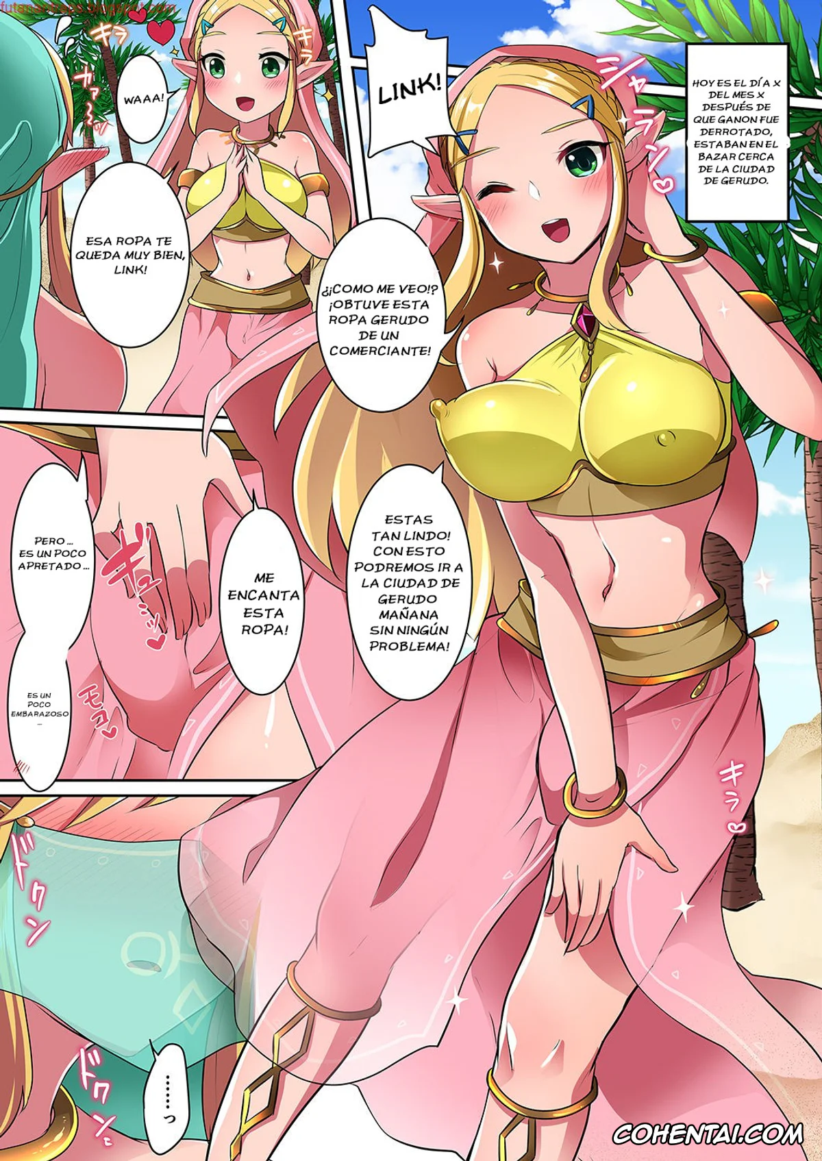 The Legend Of Zelda xxx, Link xxx, Princess Zelda xxx, Josou Yuusha wa Ecchi na Onegai ga Kotowarenai (The Legend of Zelda), pagina 7