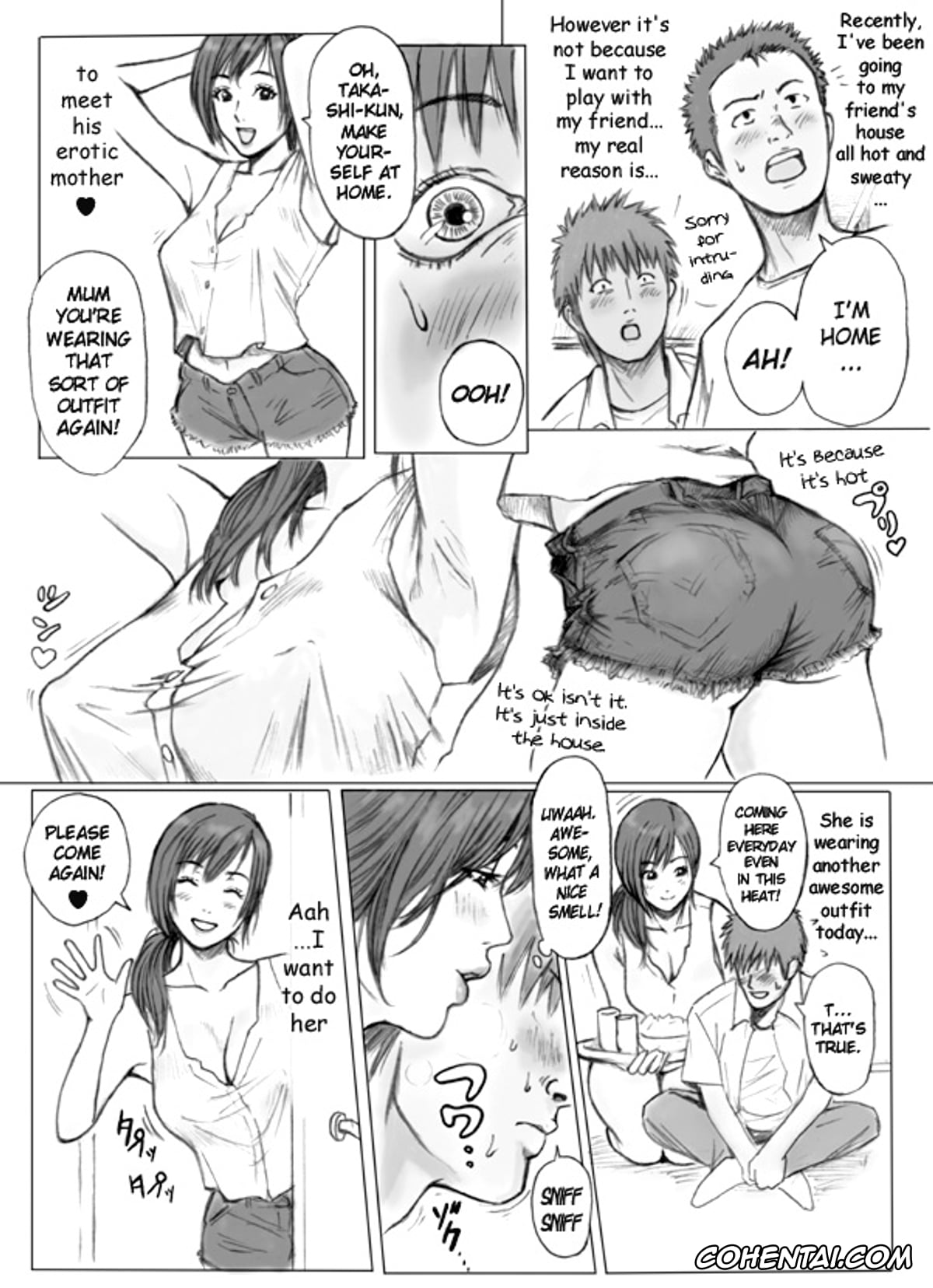 Original xxx, Tomodachi no Haha o Okasu! ~Mou Gaman Dekinai~, pagina 4