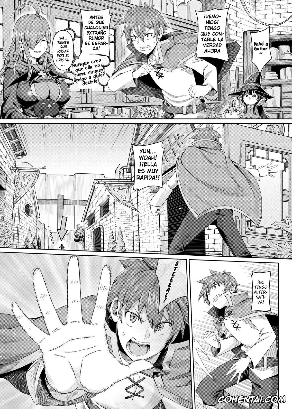 Kono Subarashii Sekai ni Syukufuku o! xxx, Yunyun xxx, Kouma Kesshouroku (Kono Subarashii Sekai ni Syukufuku o!), pagina 4