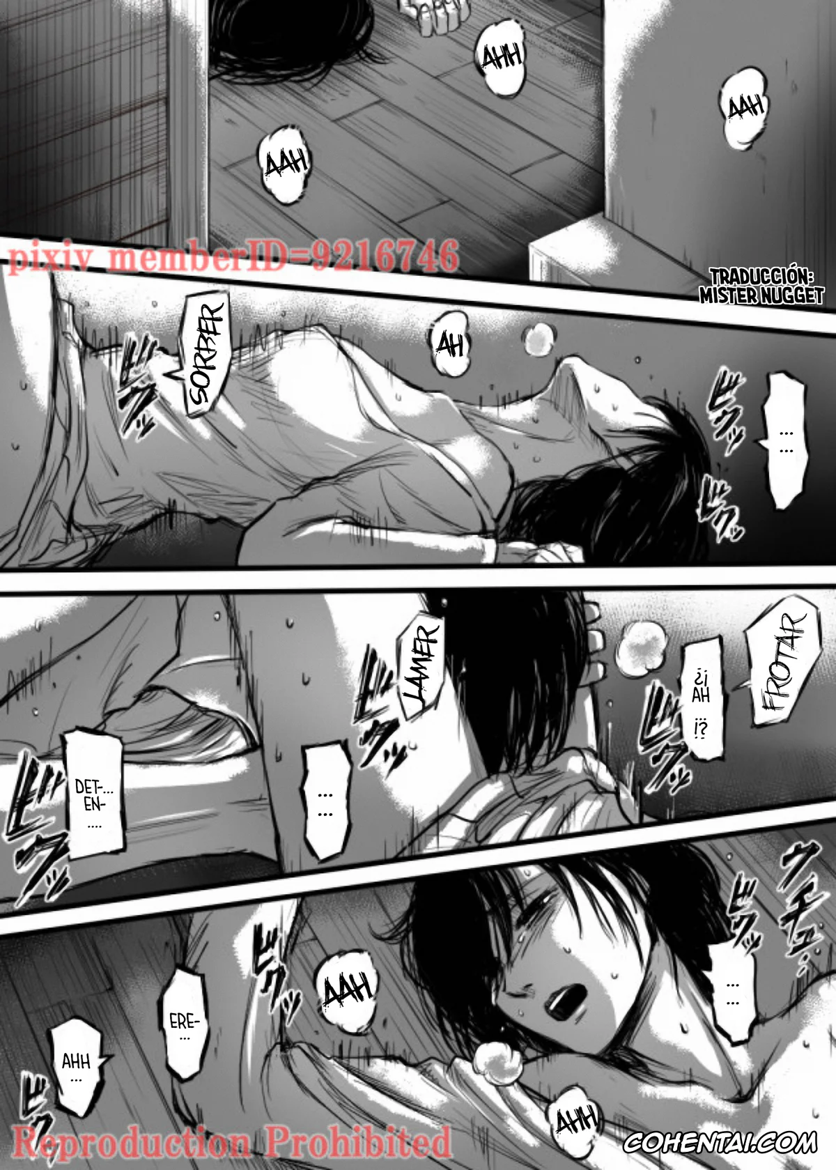 Shingeki No Kyojin | Attack On Titan hentai, Eren Jaeger hentai, Mikasa Ackerman hentai, Eren X Mikasa R-18 Manga, pagina 3