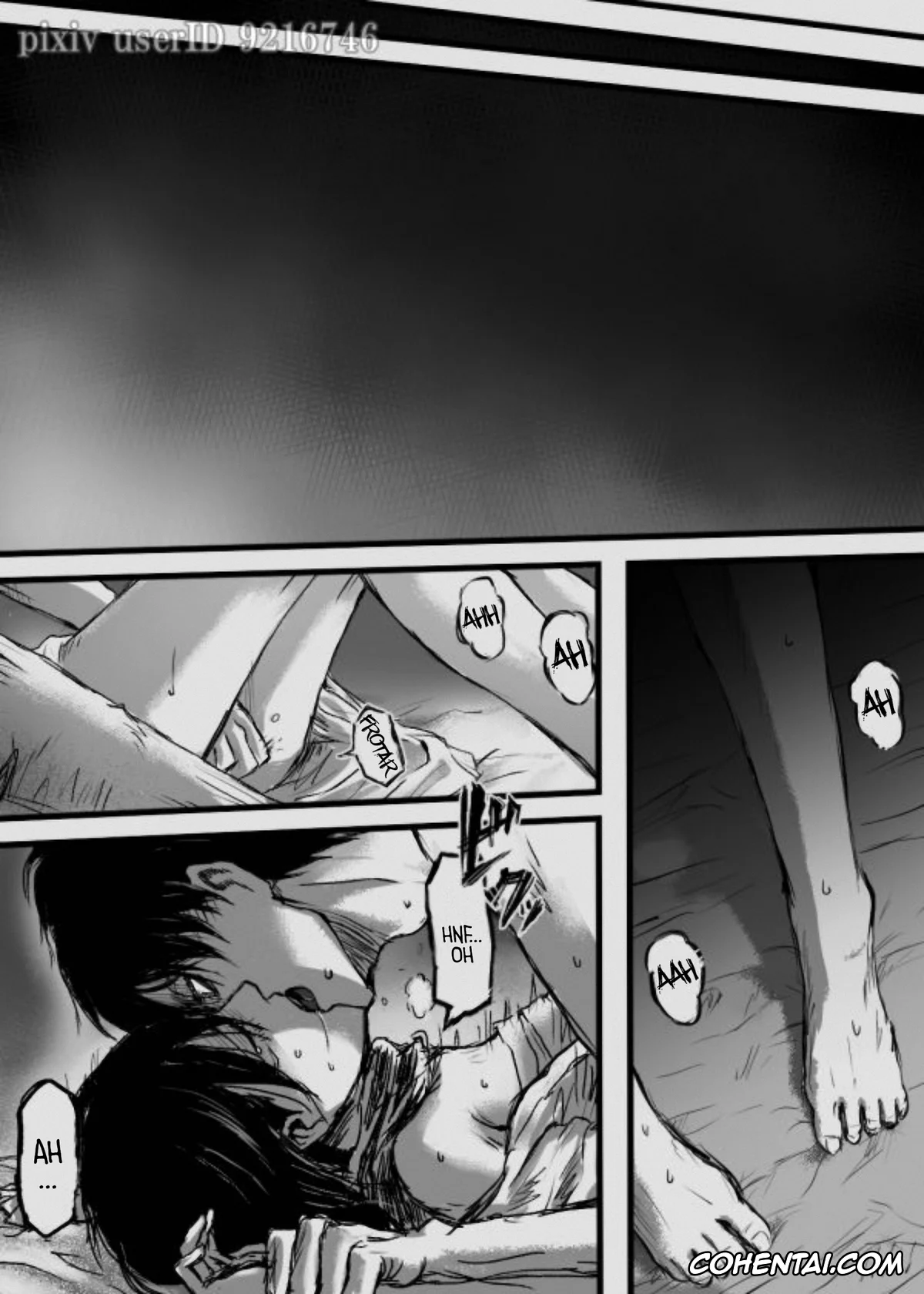 Shingeki No Kyojin | Attack On Titan xxx, Eren Jaeger xxx, Mikasa Ackerman xxx, Eren X Mikasa R-18 Manga, pagina 4