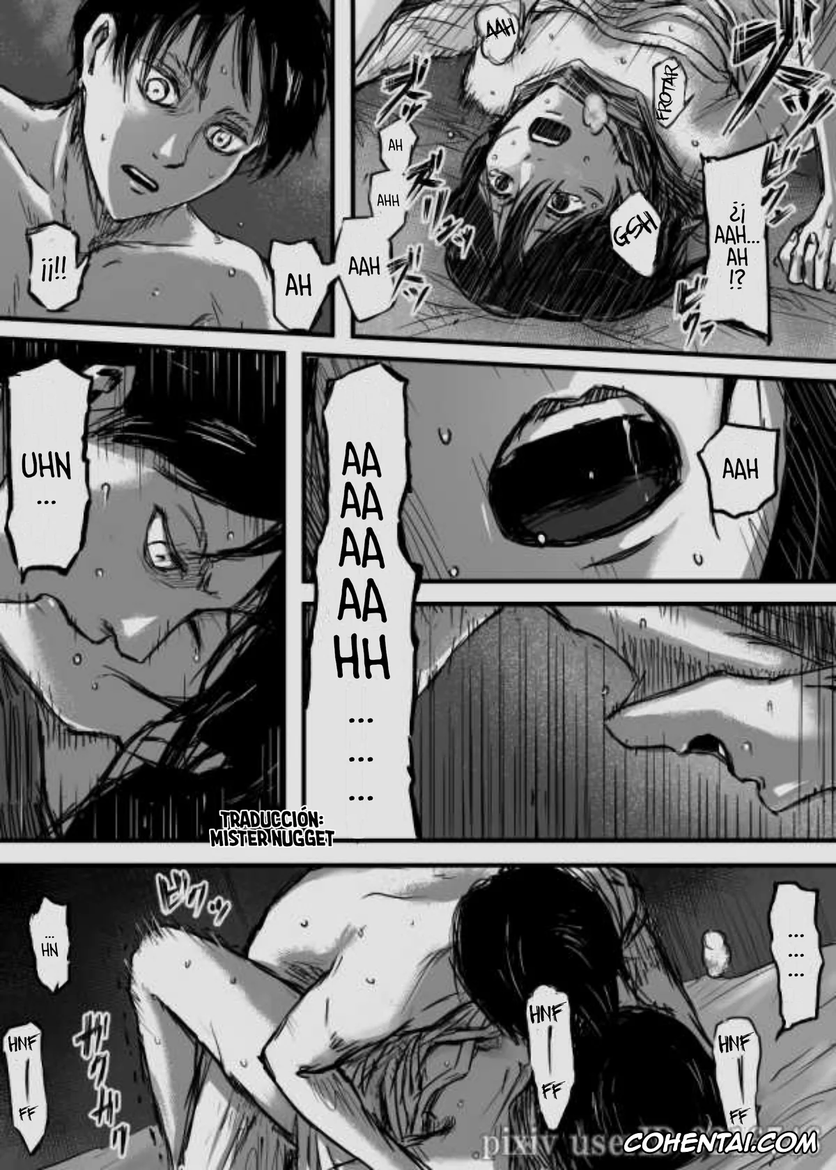 Shingeki No Kyojin | Attack On Titan xxx, Eren Jaeger xxx, Mikasa Ackerman xxx, Eren X Mikasa R-18 Manga, pagina 10